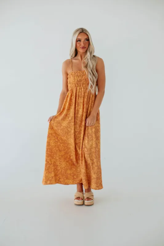Hallea Floral Maxi Dress sold by Wild Oak Boutique