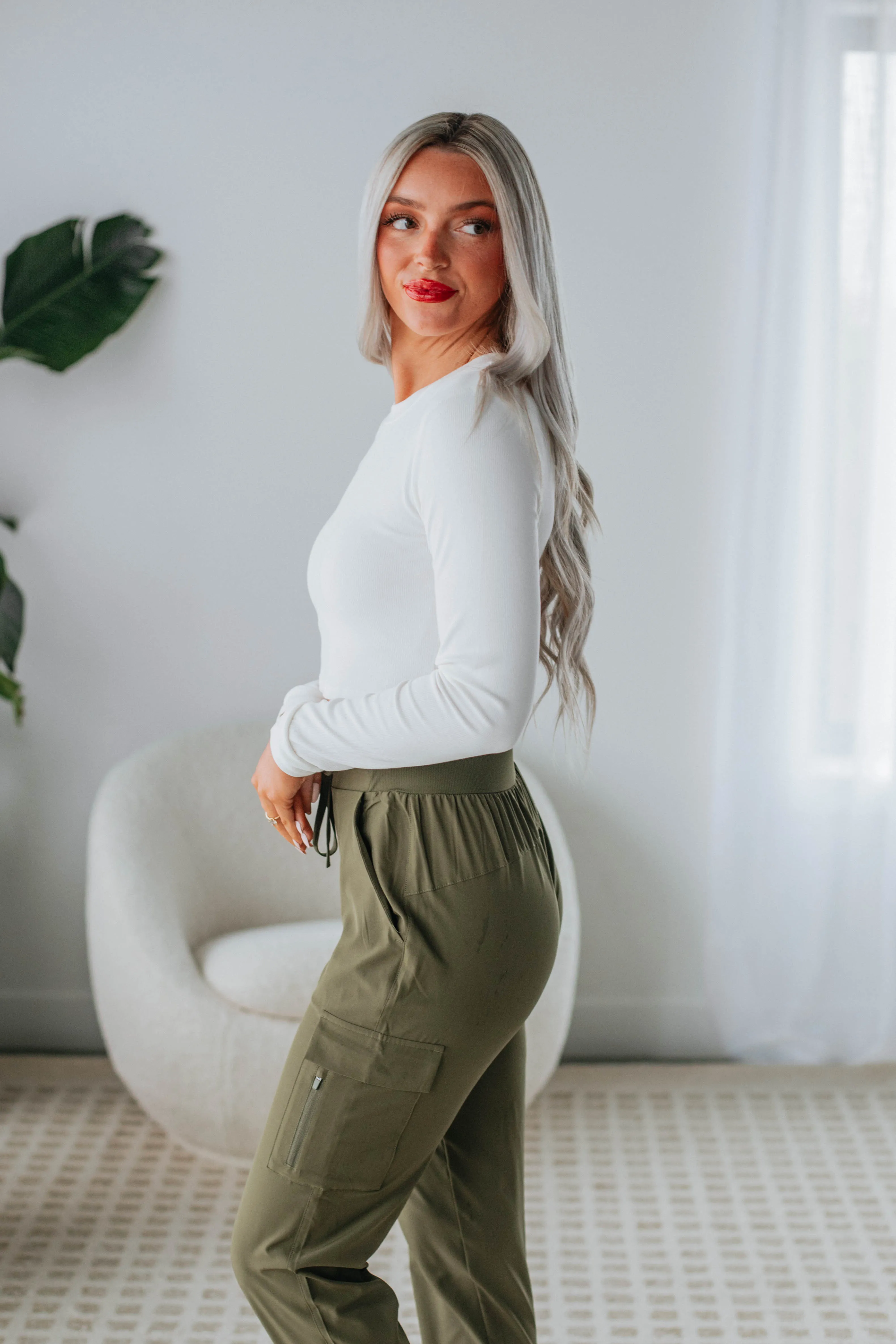 Mazure Ribbed Top - Ivory sold by Wild Oak Boutique product image thumbnail 3