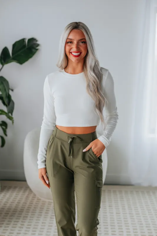 Mazure Ribbed Top - Ivory sold by Wild Oak Boutique