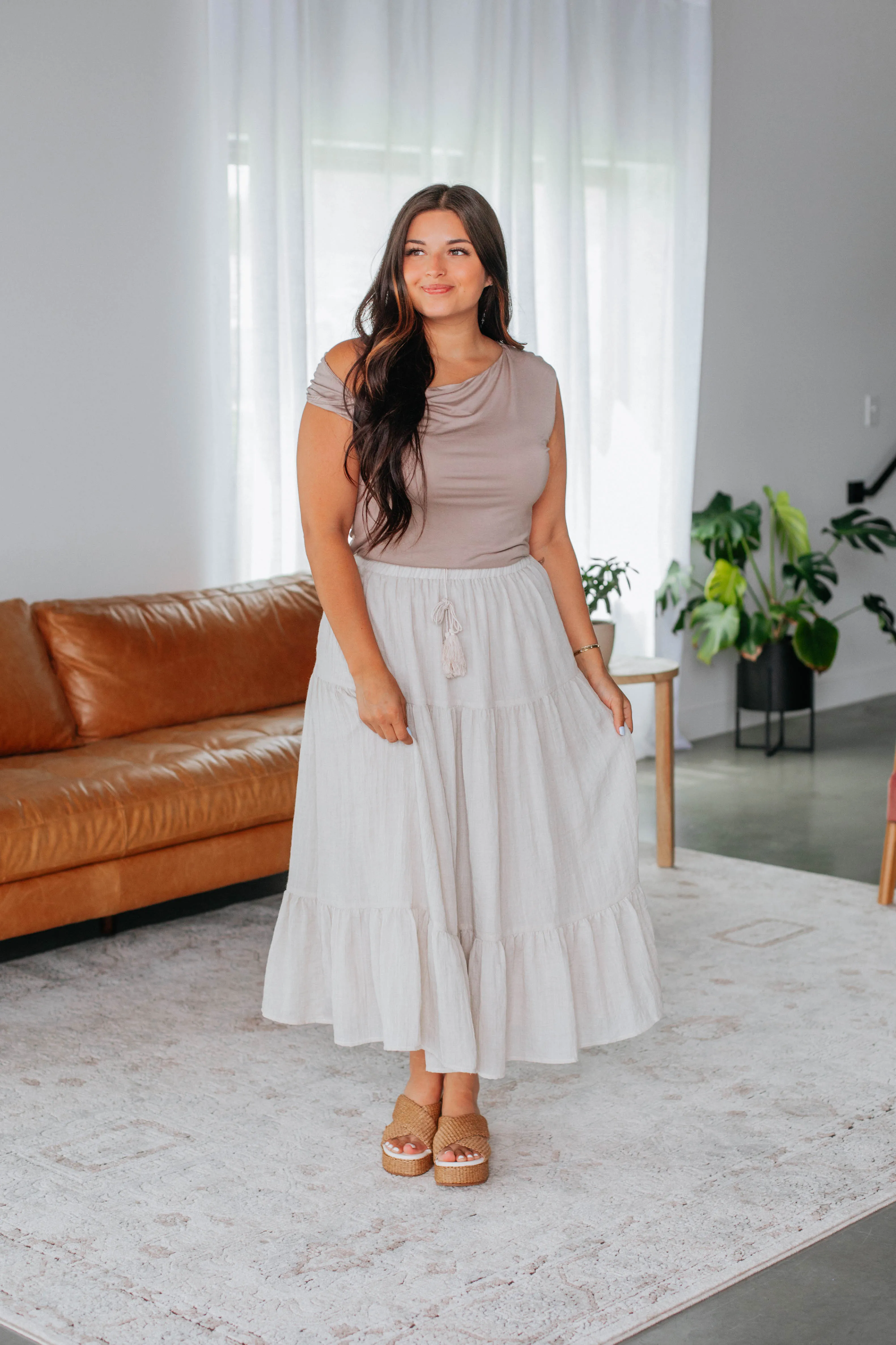 Annmarie Midi Skirt sold by Wild Oak Boutique product image thumbnail 3
