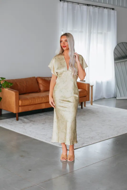 Garden Dreams Midi Dress sold by Wild Oak Boutique