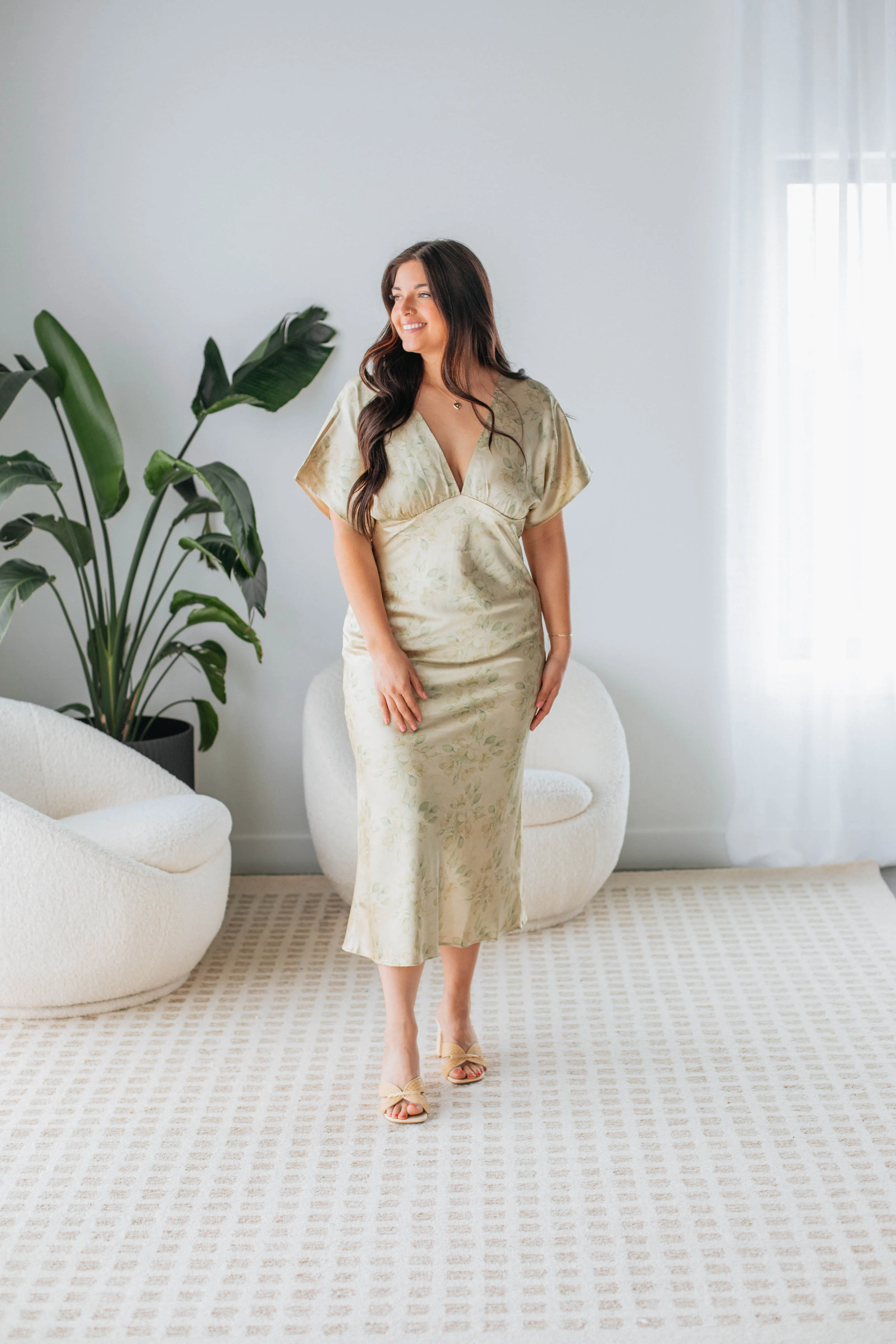 Garden Dreams Midi Dress sold by Wild Oak Boutique product image thumbnail 3