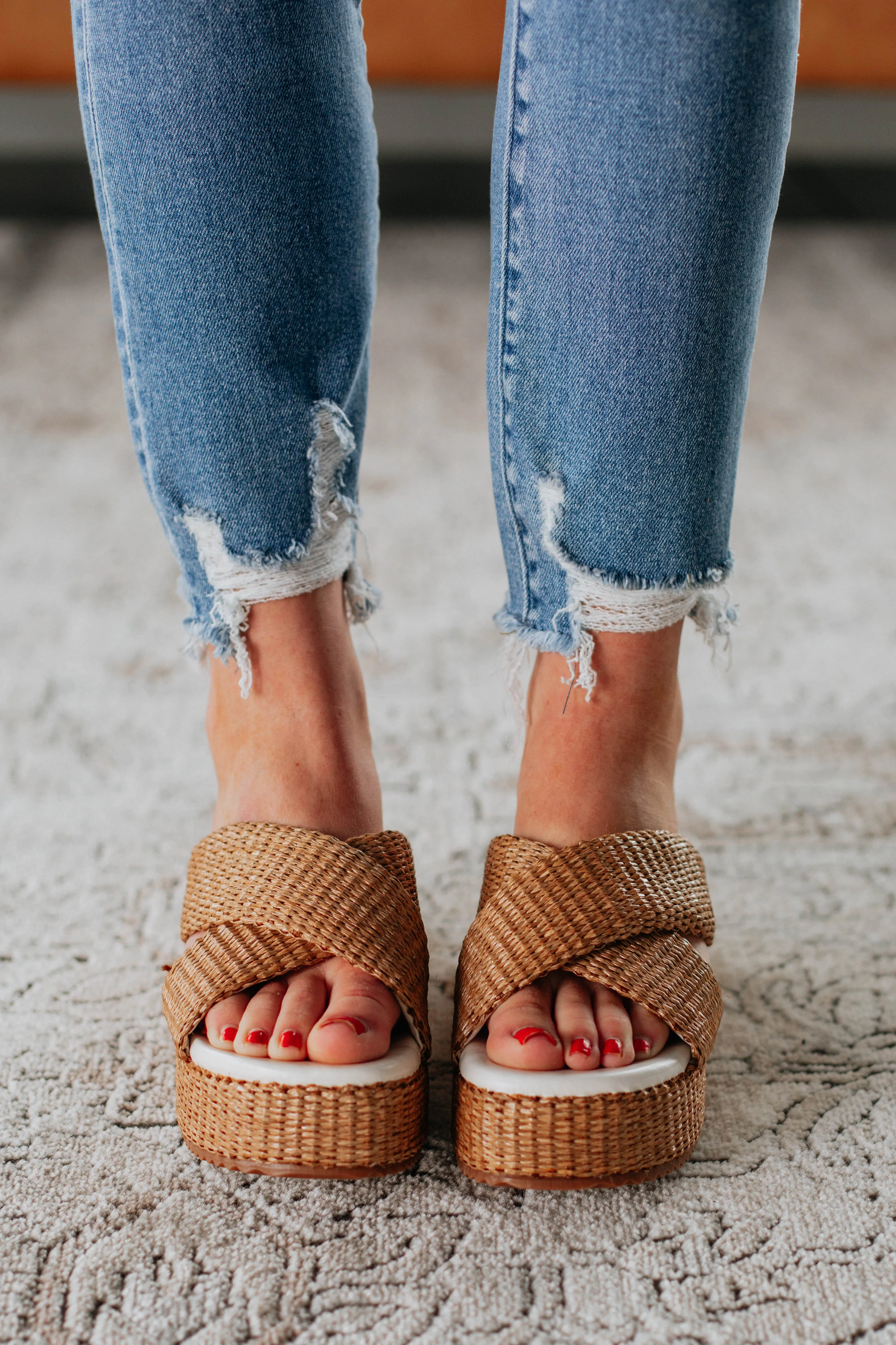 Playing Along Platform Sandals - Camel sold by Wild Oak Boutique product image thumbnail 5