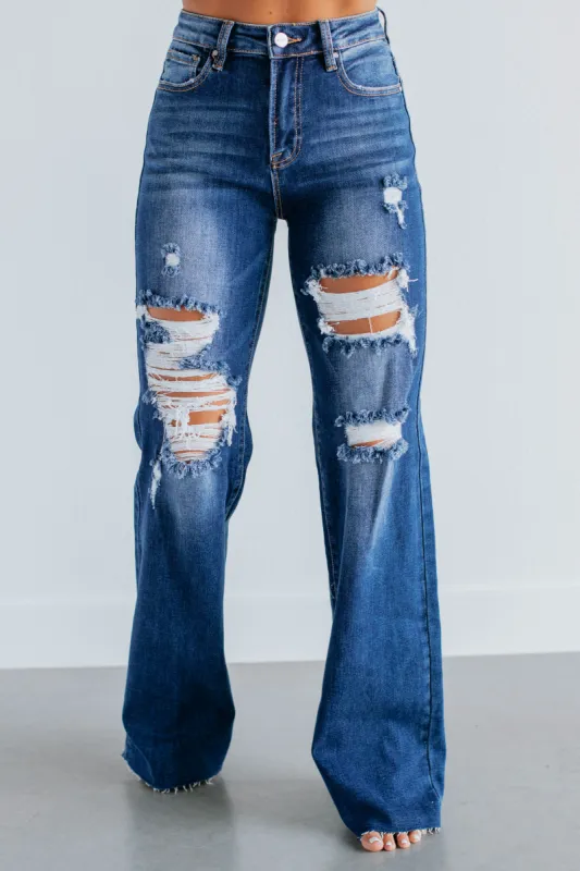 Georgia Risen Jeans - Dark Wash sold by Wild Oak Boutique
