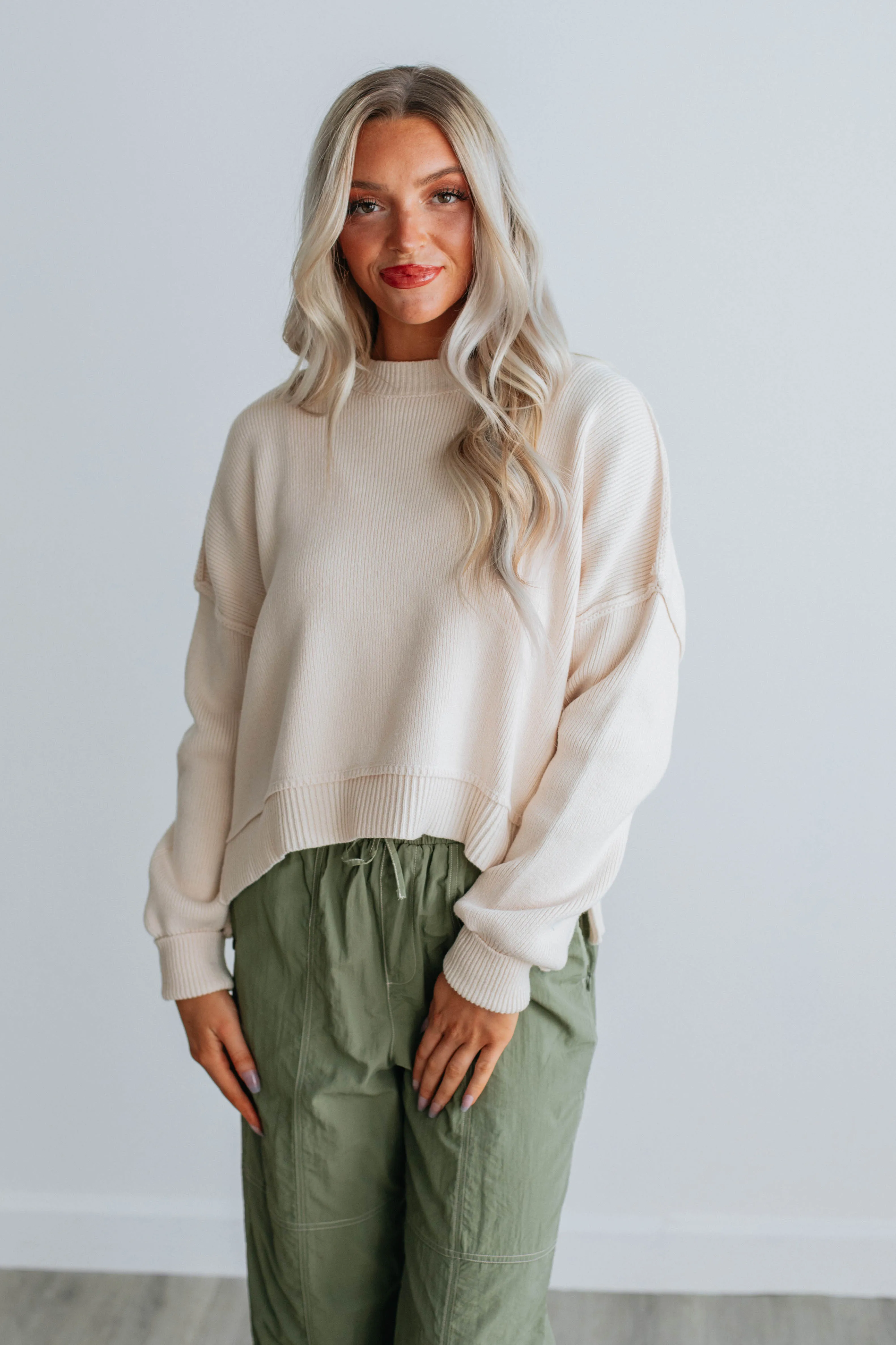 Embrie Sweater - Natural sold by Wild Oak Boutique