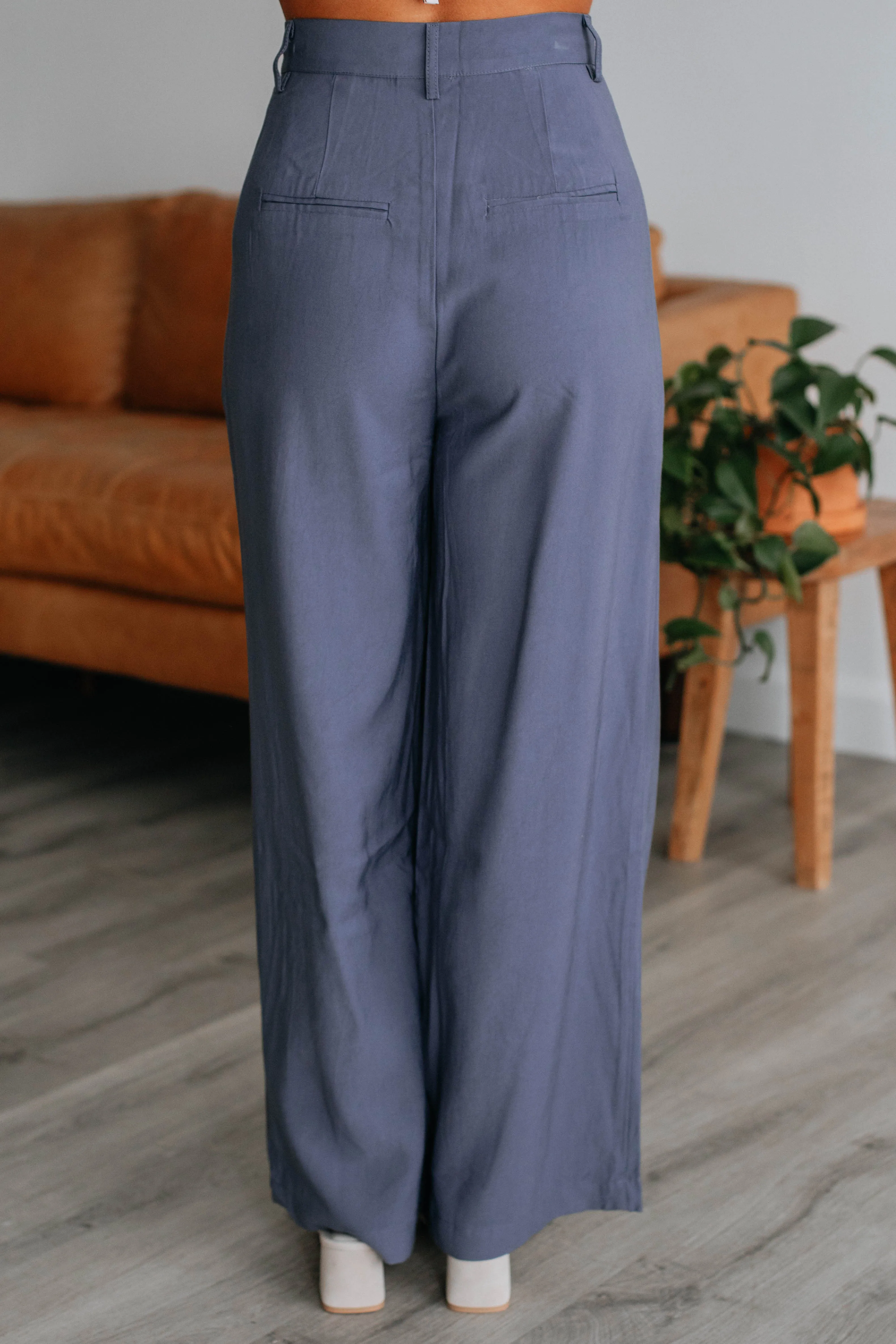 Lorentz Trousers - Steel Blue sold by Wild Oak Boutique product image thumbnail 5