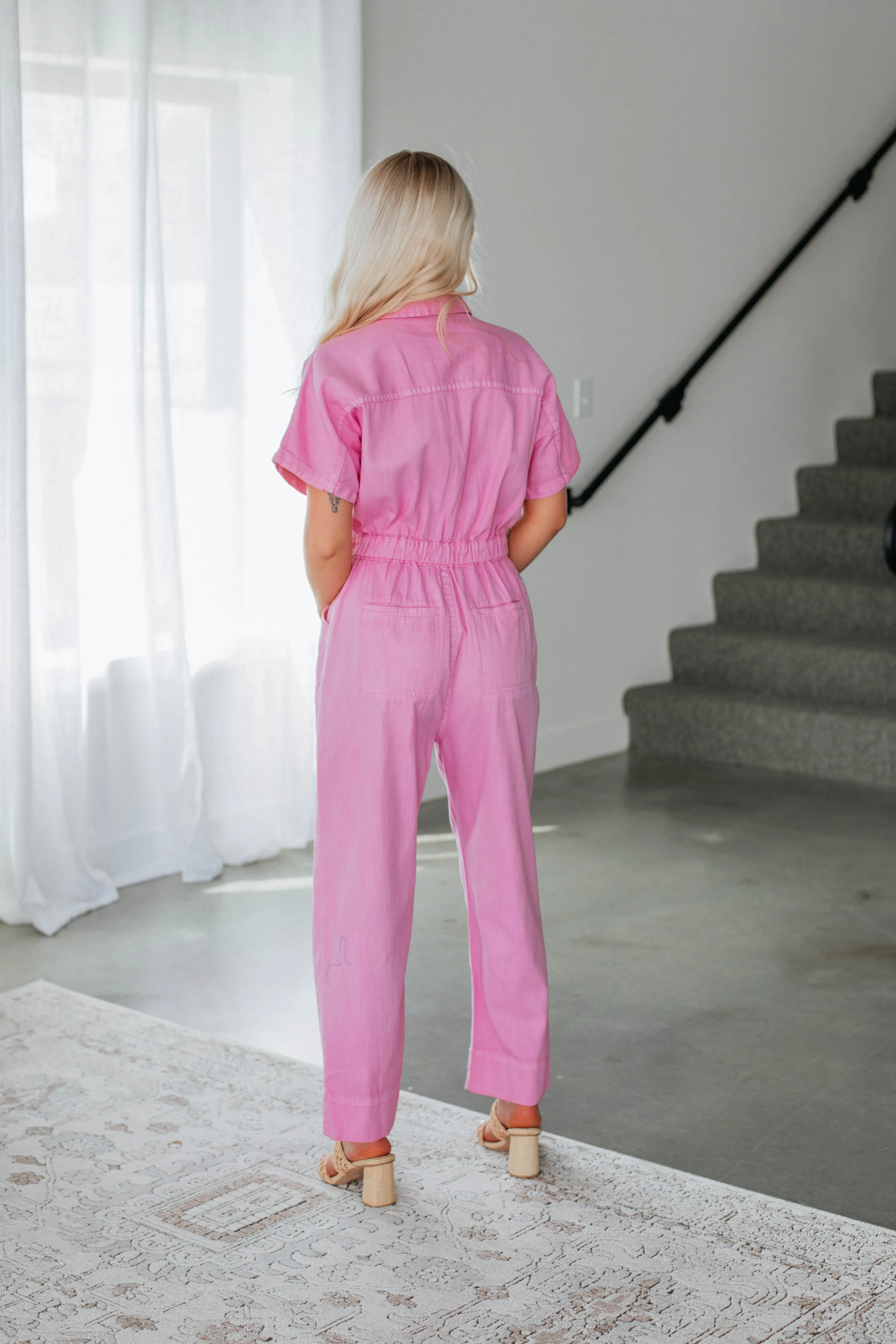 Jassie Utility Jumpsuit sold by Wild Oak Boutique product image thumbnail 3