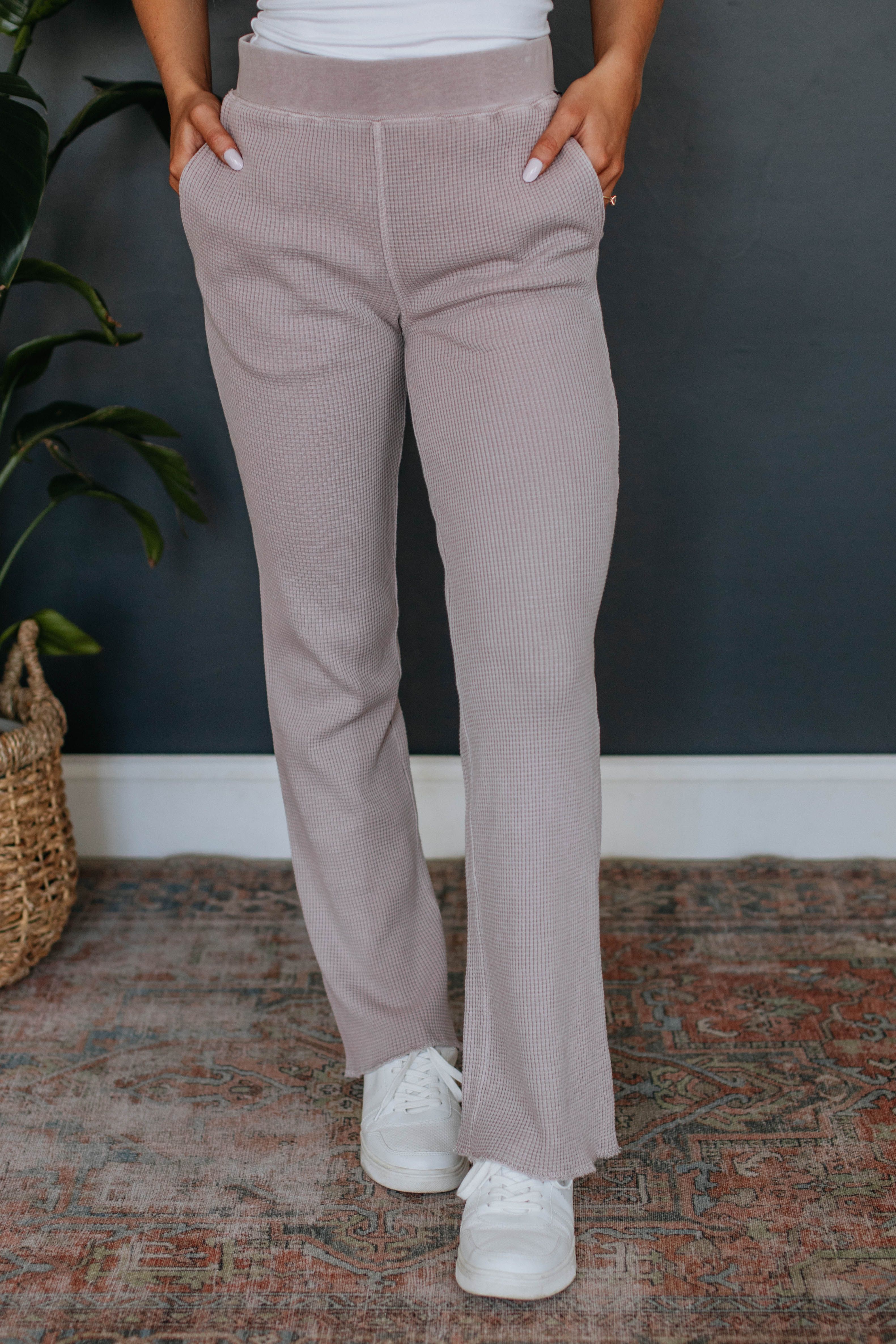 Brantley Lounge Pants - Mauve sold by Wild Oak Boutique product image thumbnail 3