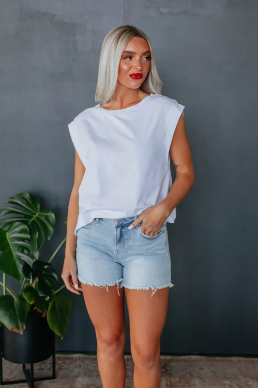 Dakotah Basic Top - Ivory sold by Wild Oak Boutique
