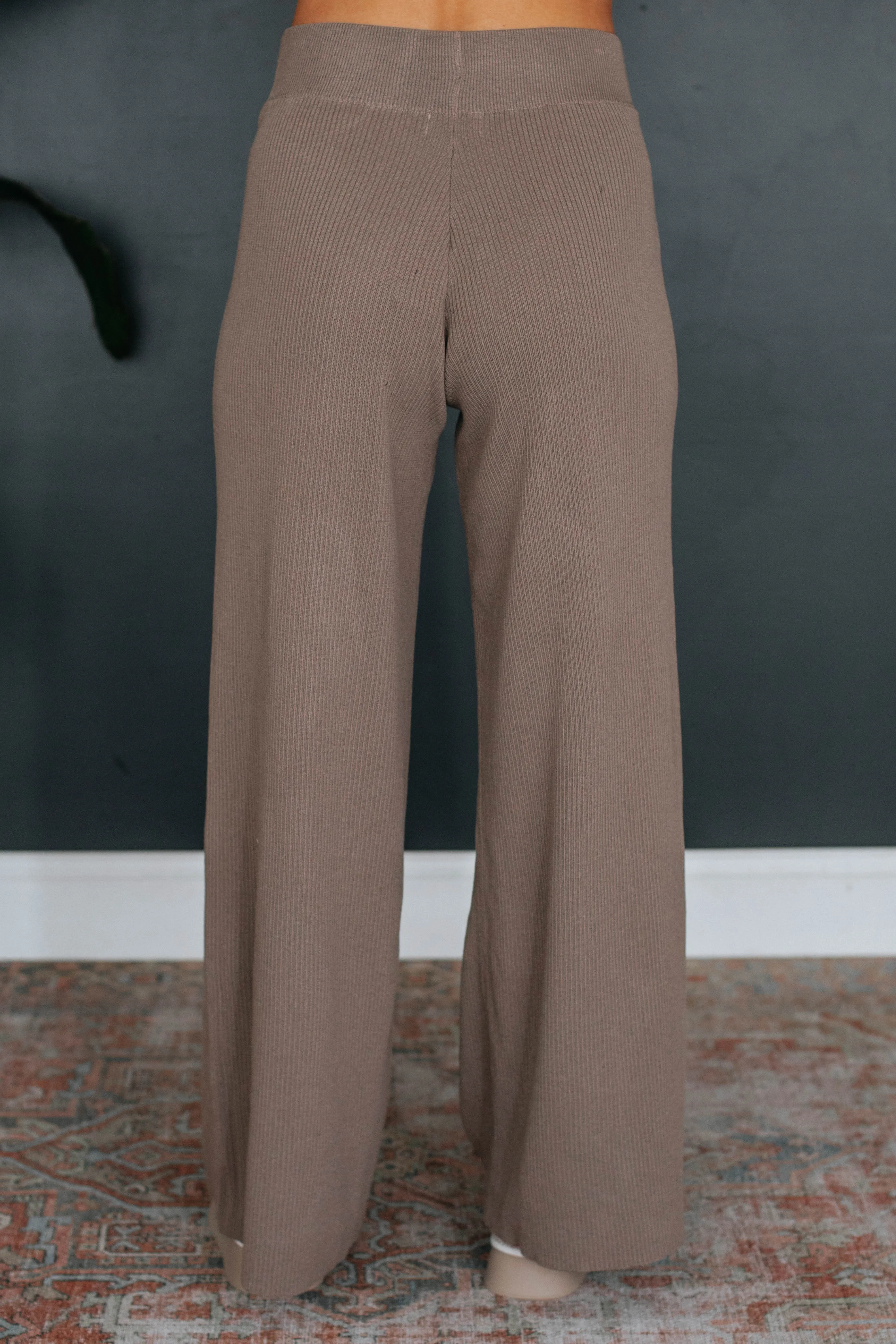 Moniz Ribbed Pants - Mocha sold by Wild Oak Boutique product image thumbnail 4