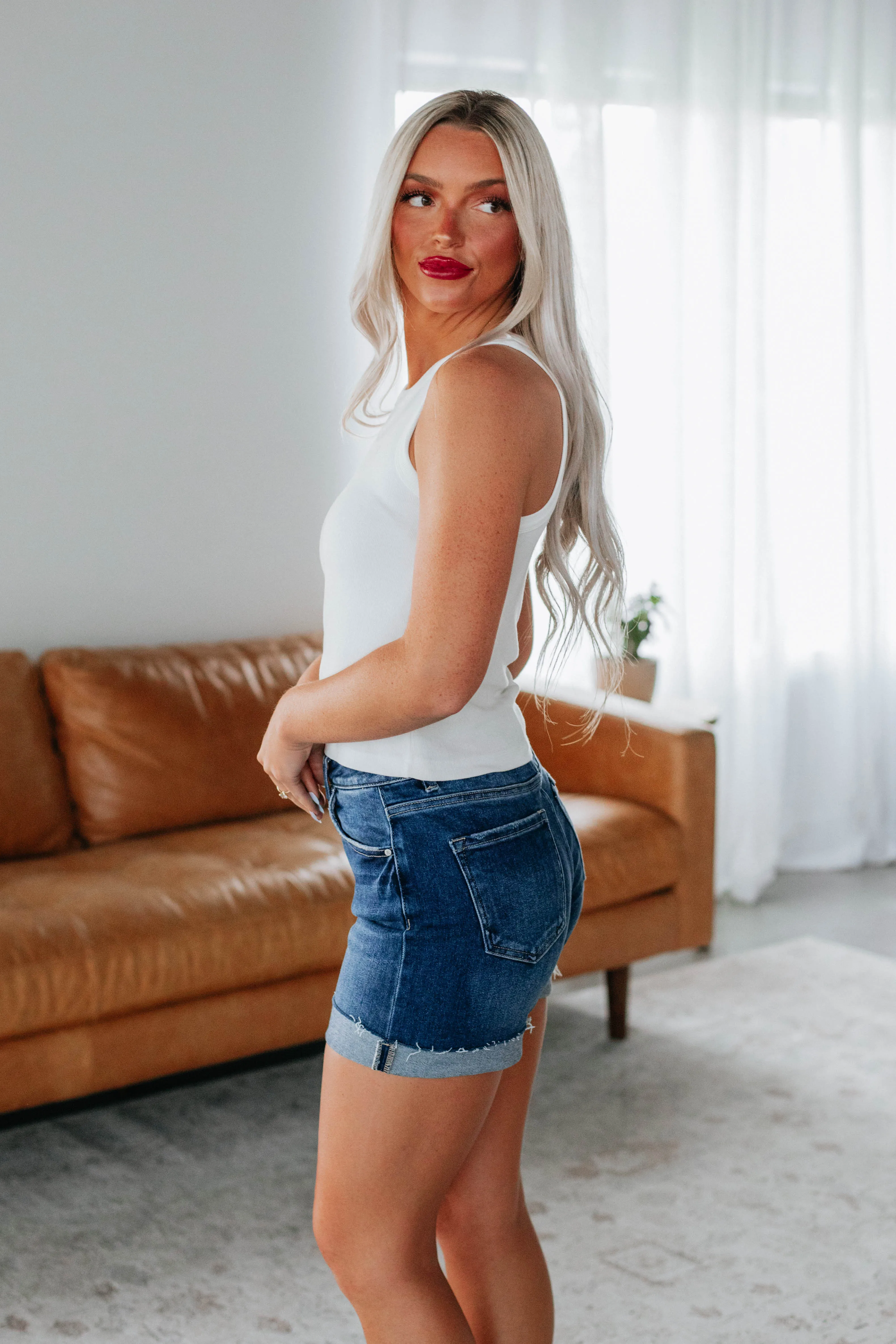 Reeves Ribbed Tank - Ivory sold by Wild Oak Boutique product image thumbnail 4