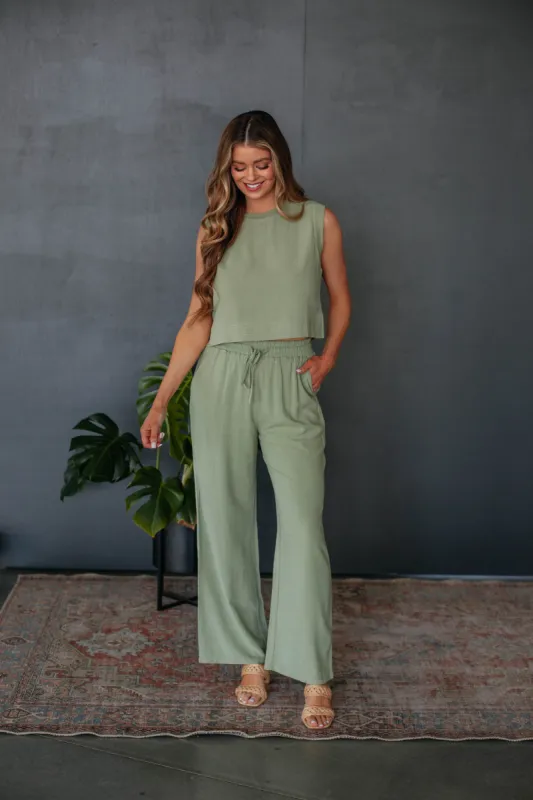 Hampton Two-Piece Set - Fern made by Wishlist