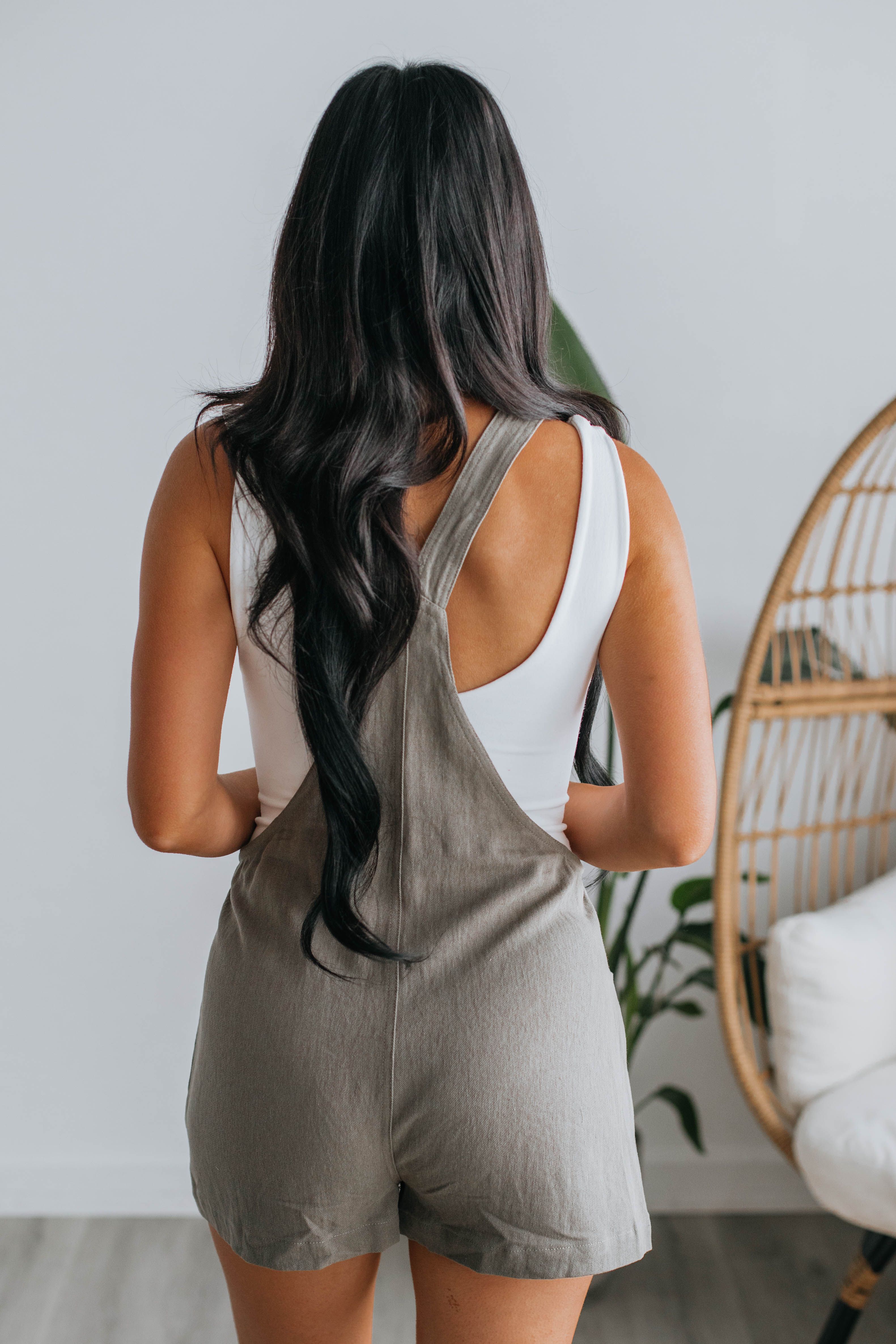 Hampton Romper - Moss sold by Wild Oak Boutique product image thumbnail 3