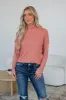 Marceline Long Sleeve Top - Salmon sold by Wild Oak Boutique