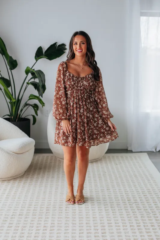Kiah Floral Dress sold by Wild Oak Boutique