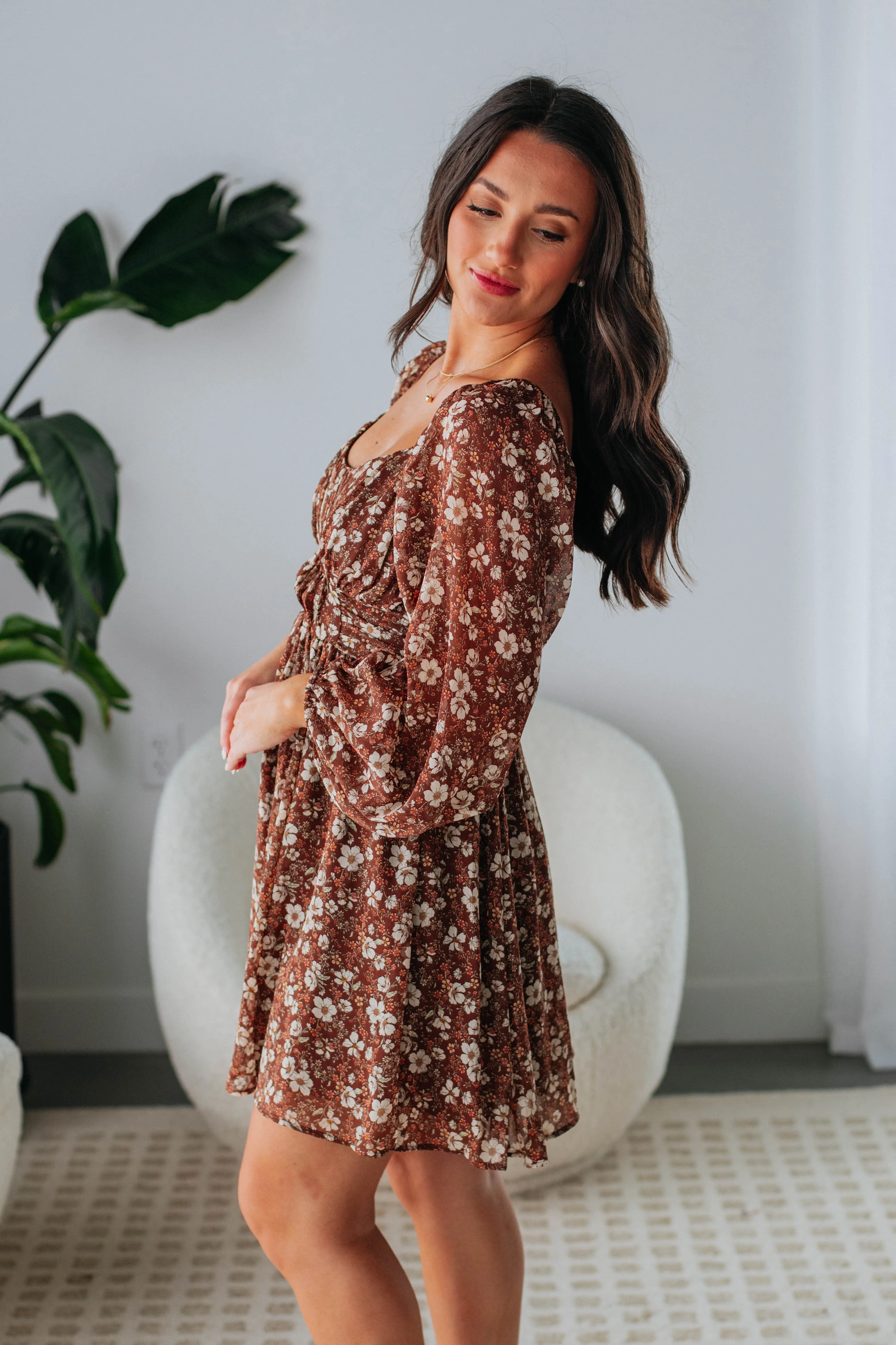 Kiah Floral Dress sold by Wild Oak Boutique product image thumbnail 4