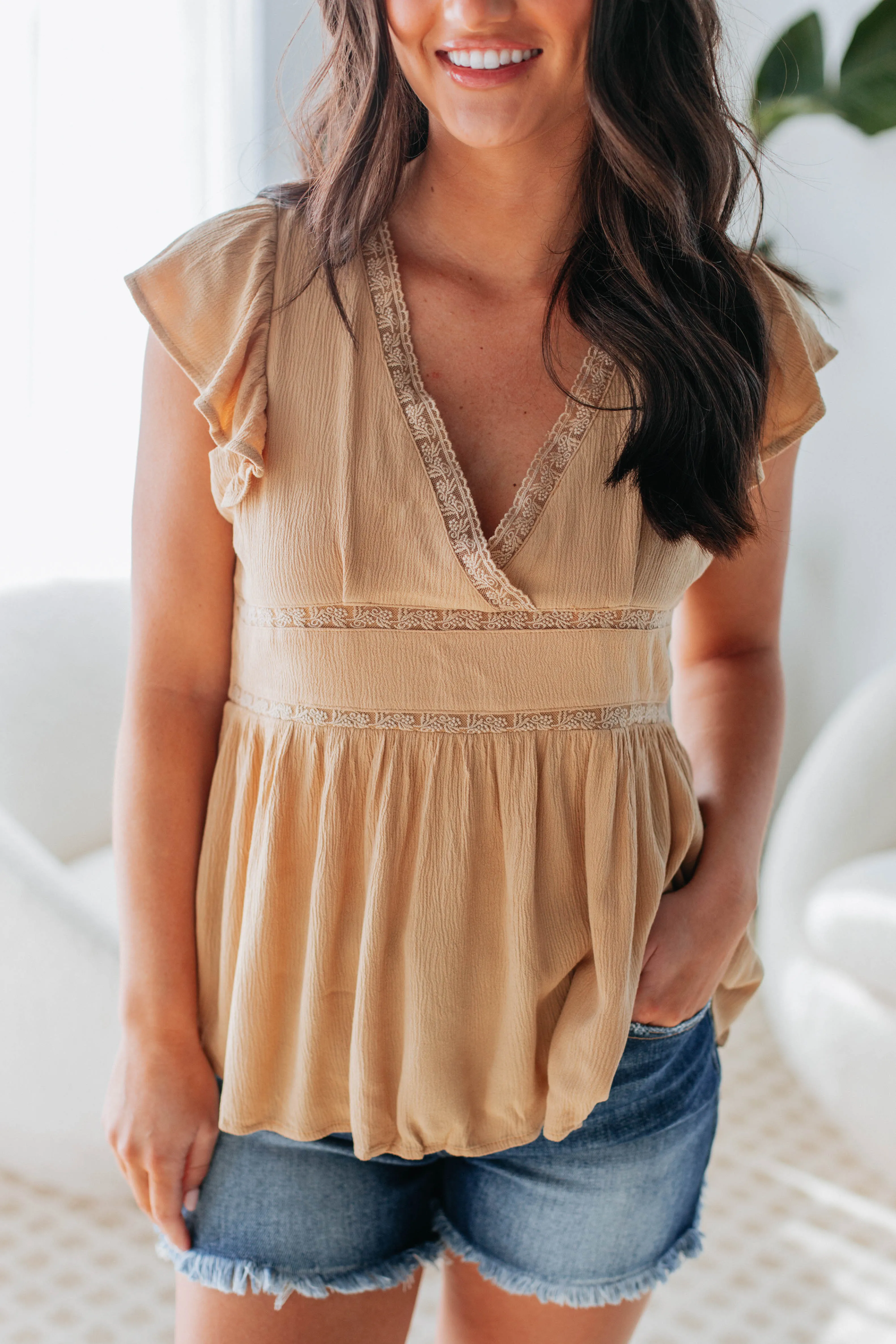 Michaela Top - Dijon sold by Wild Oak Boutique product image thumbnail 2