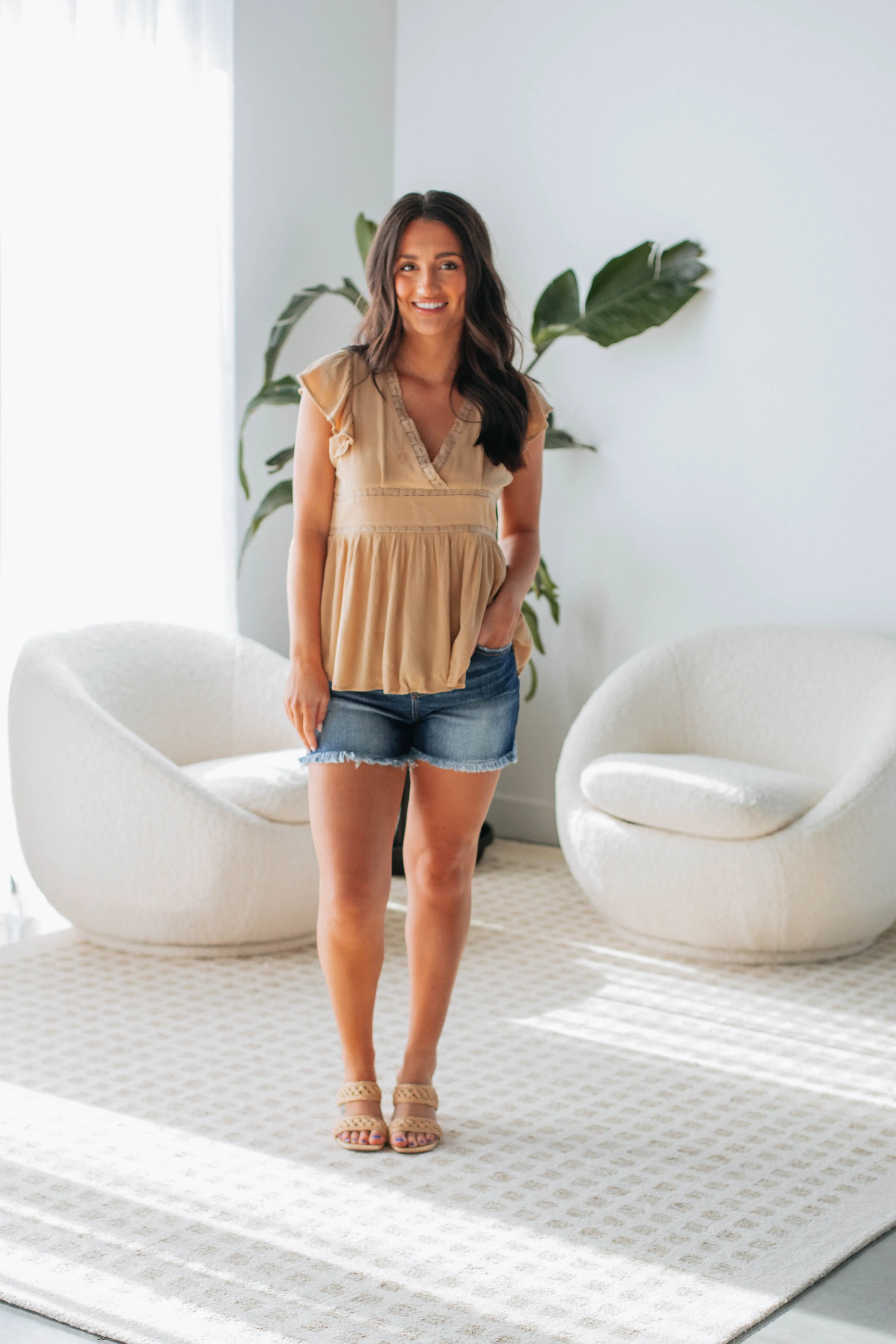 Michaela Top - Dijon sold by Wild Oak Boutique product image thumbnail 3