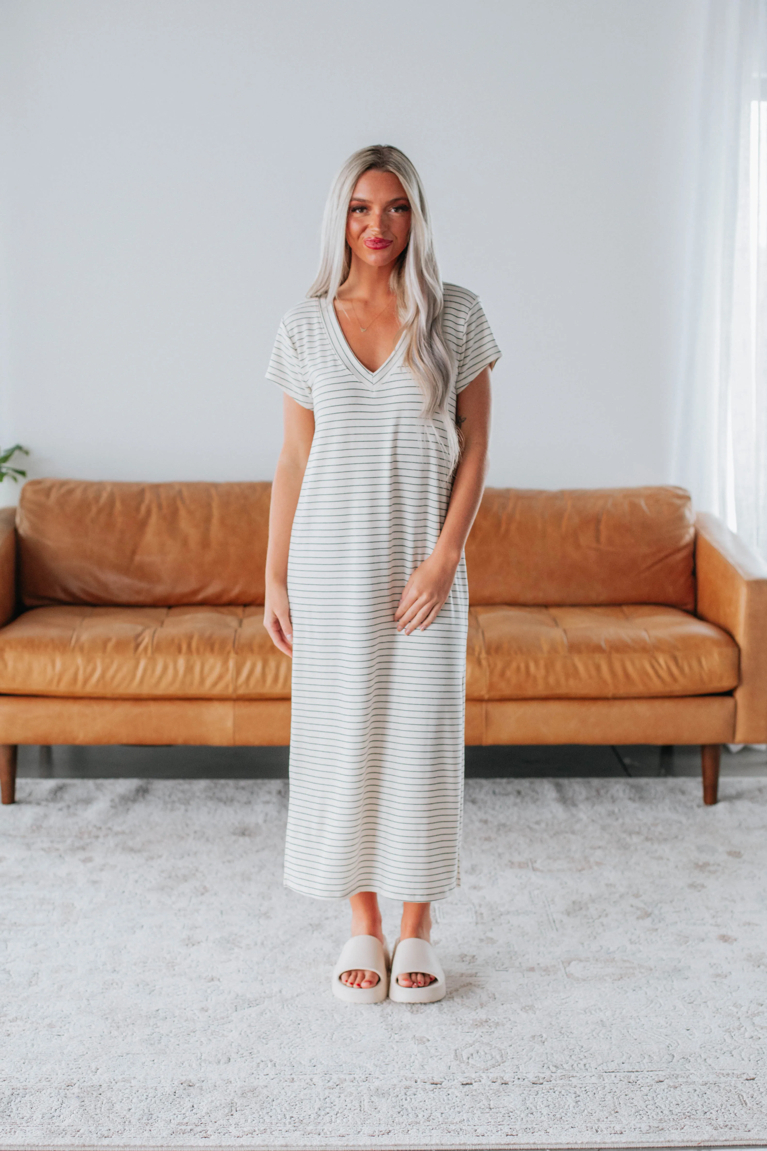 Fletcher Striped Dress sold by Wild Oak Boutique product image thumbnail 3