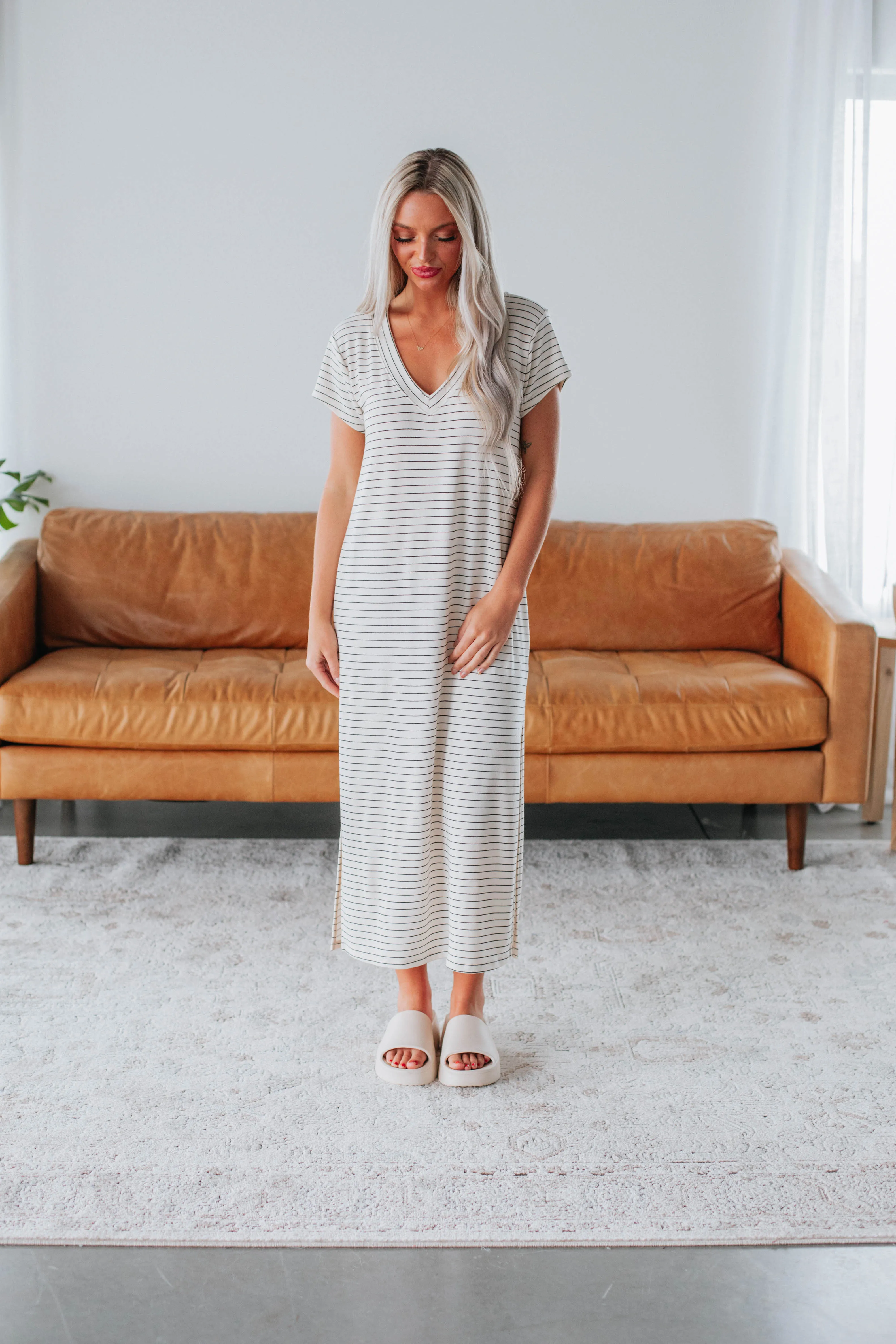 Fletcher Striped Dress sold by Wild Oak Boutique product image thumbnail 4