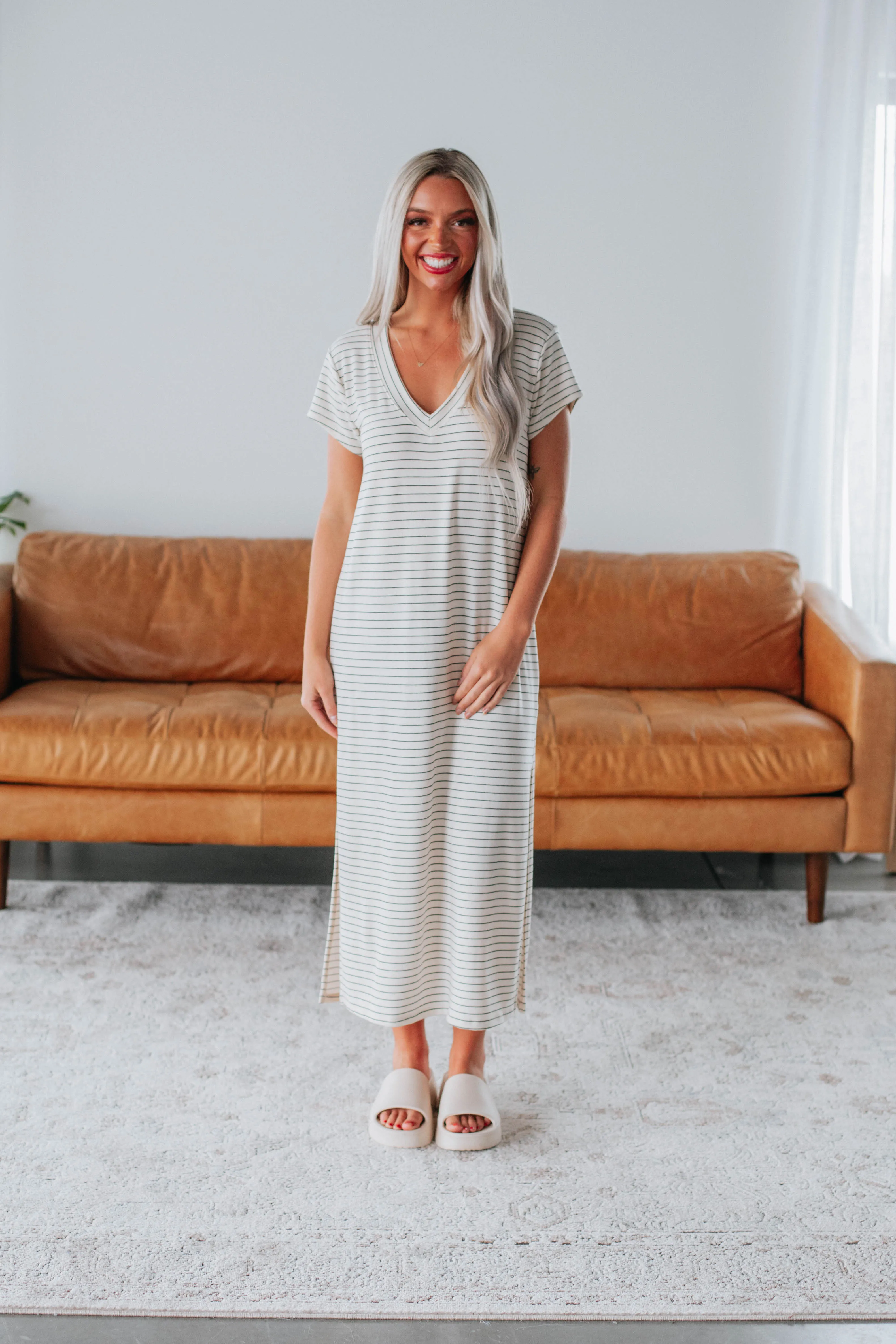 Fletcher Striped Dress sold by Wild Oak Boutique