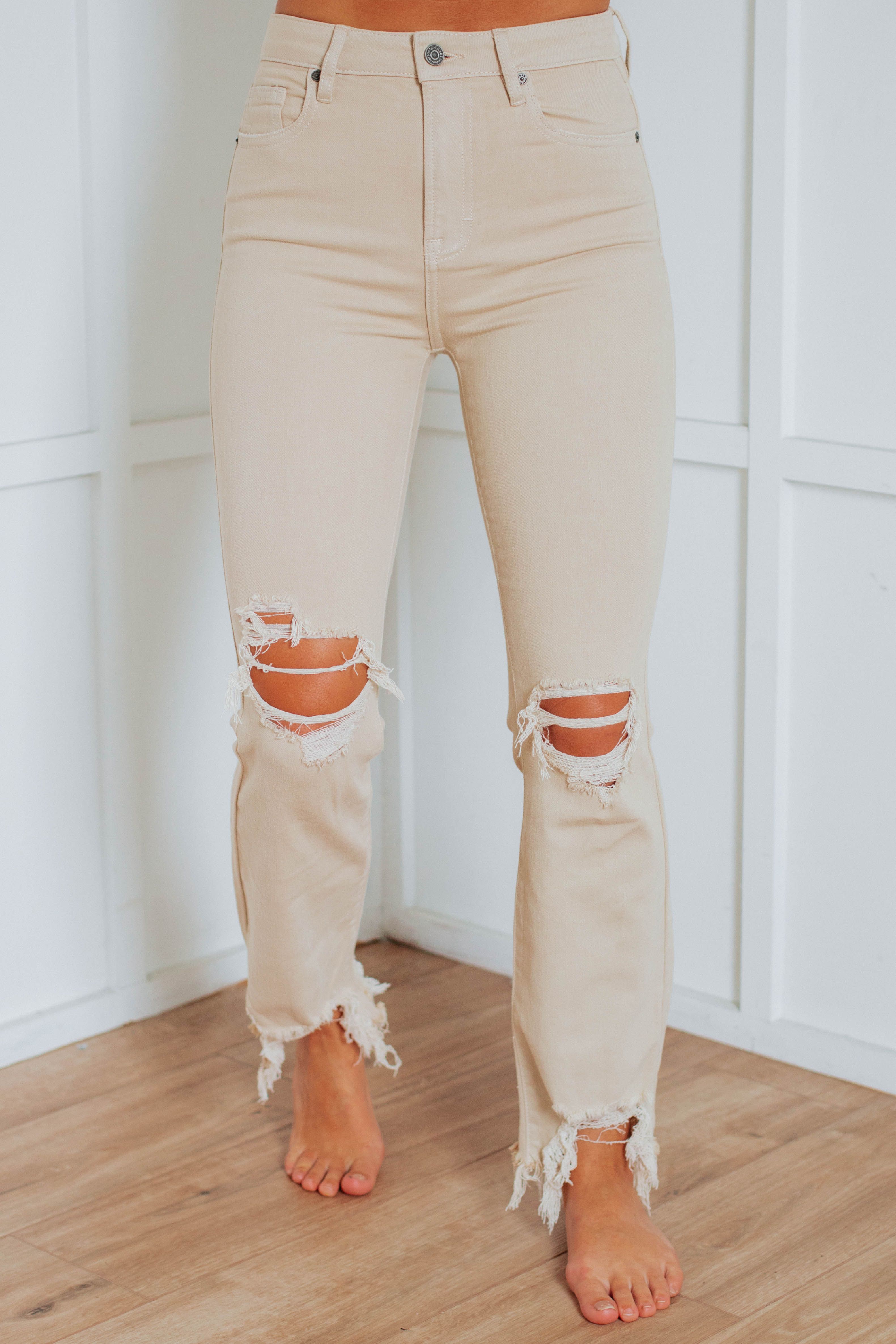 Happi Hidden Jeans - Khaki sold by Wild Oak Boutique product image thumbnail 5