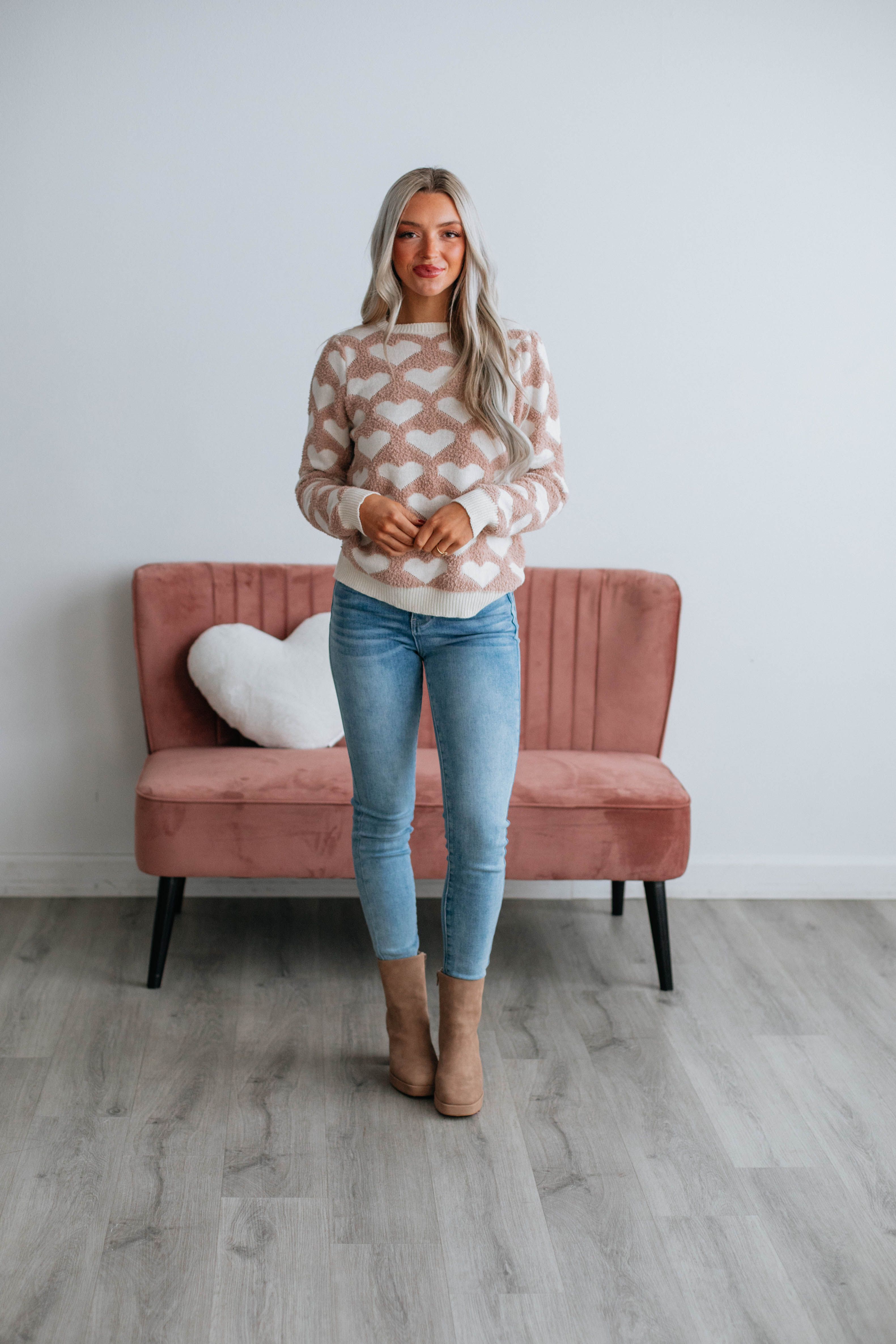 All Love Sweater - Sand sold by Wild Oak Boutique product image thumbnail 4