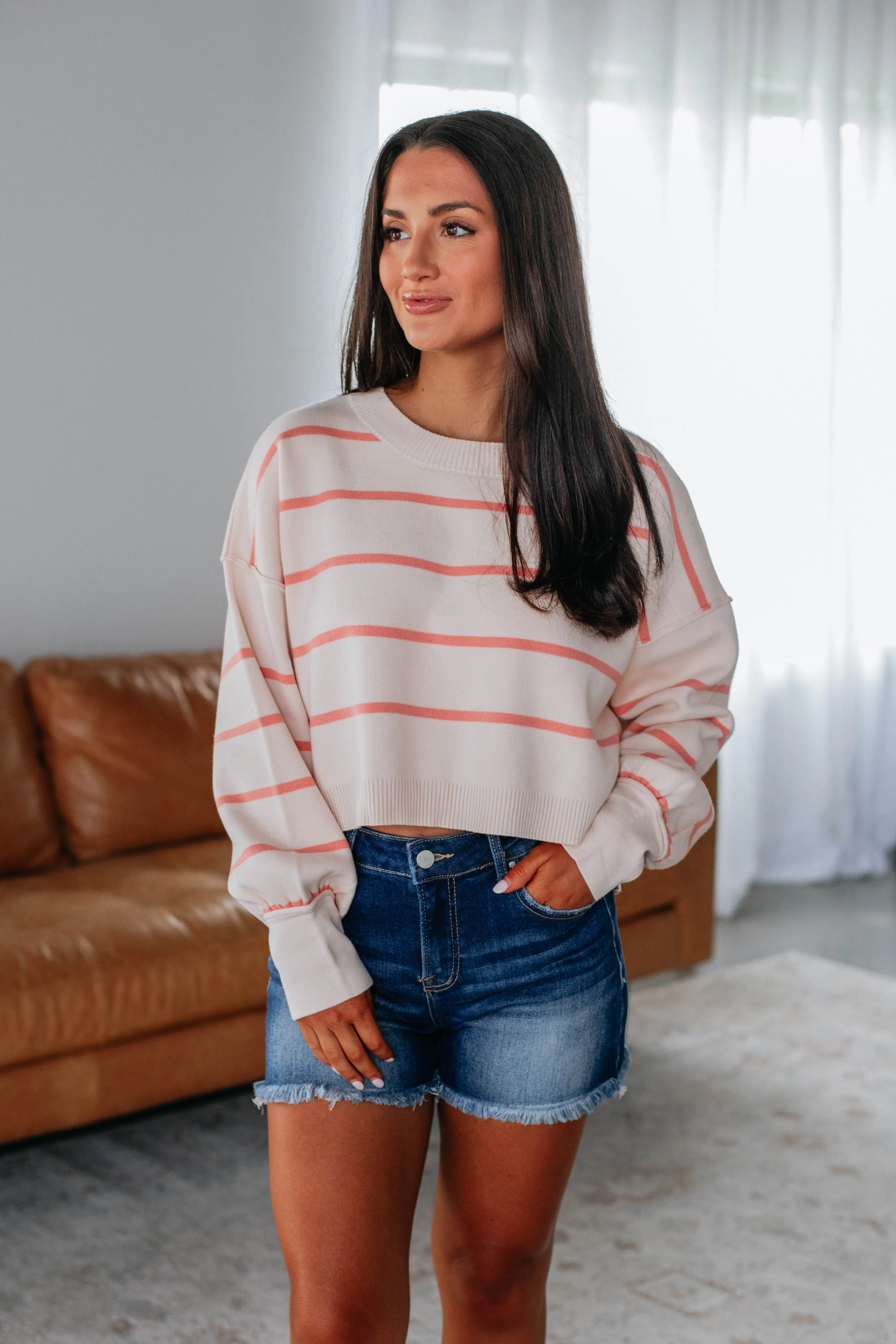 Laney Striped Sweater sold by Wild Oak Boutique product image thumbnail 3