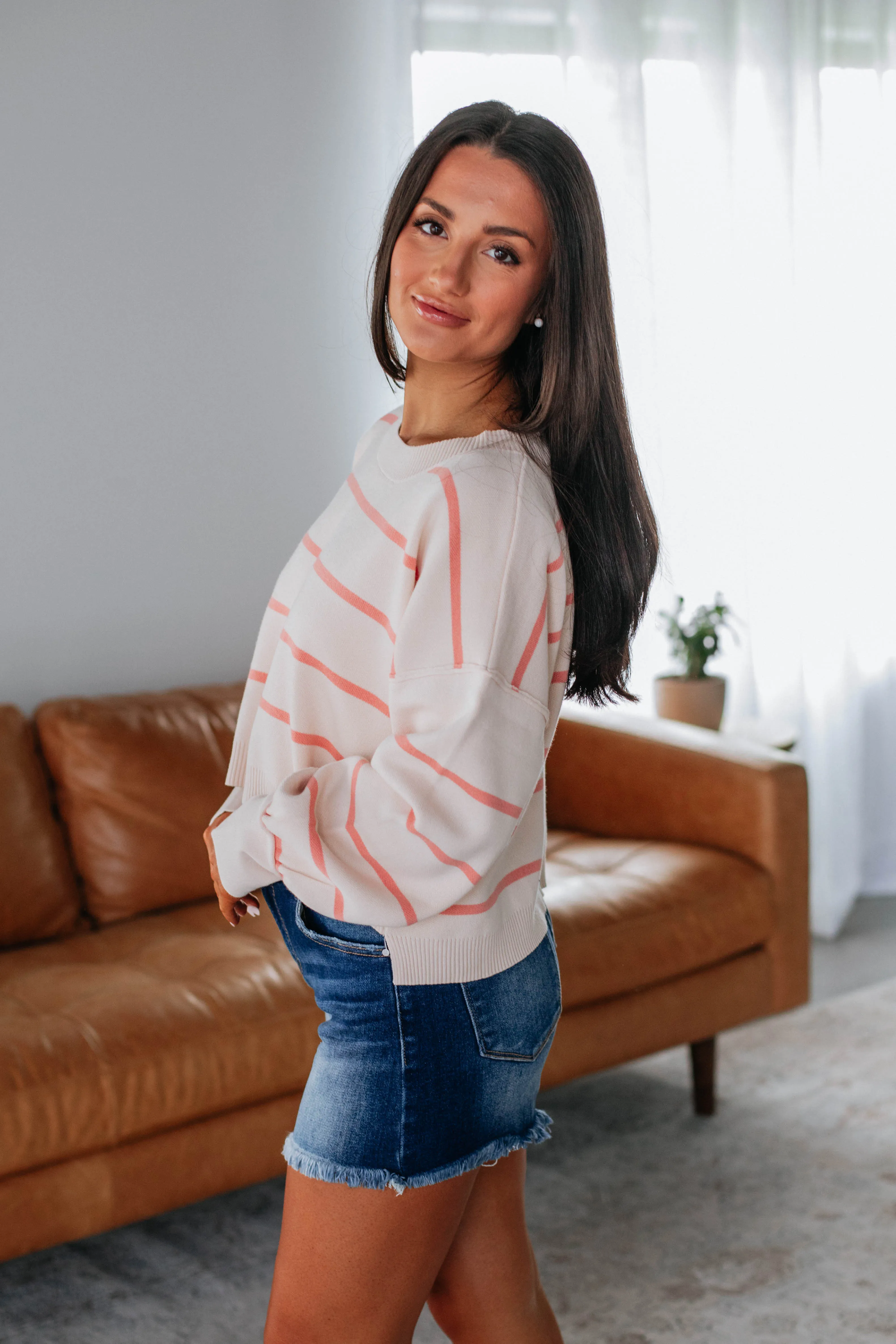 Laney Striped Sweater sold by Wild Oak Boutique product image thumbnail 4