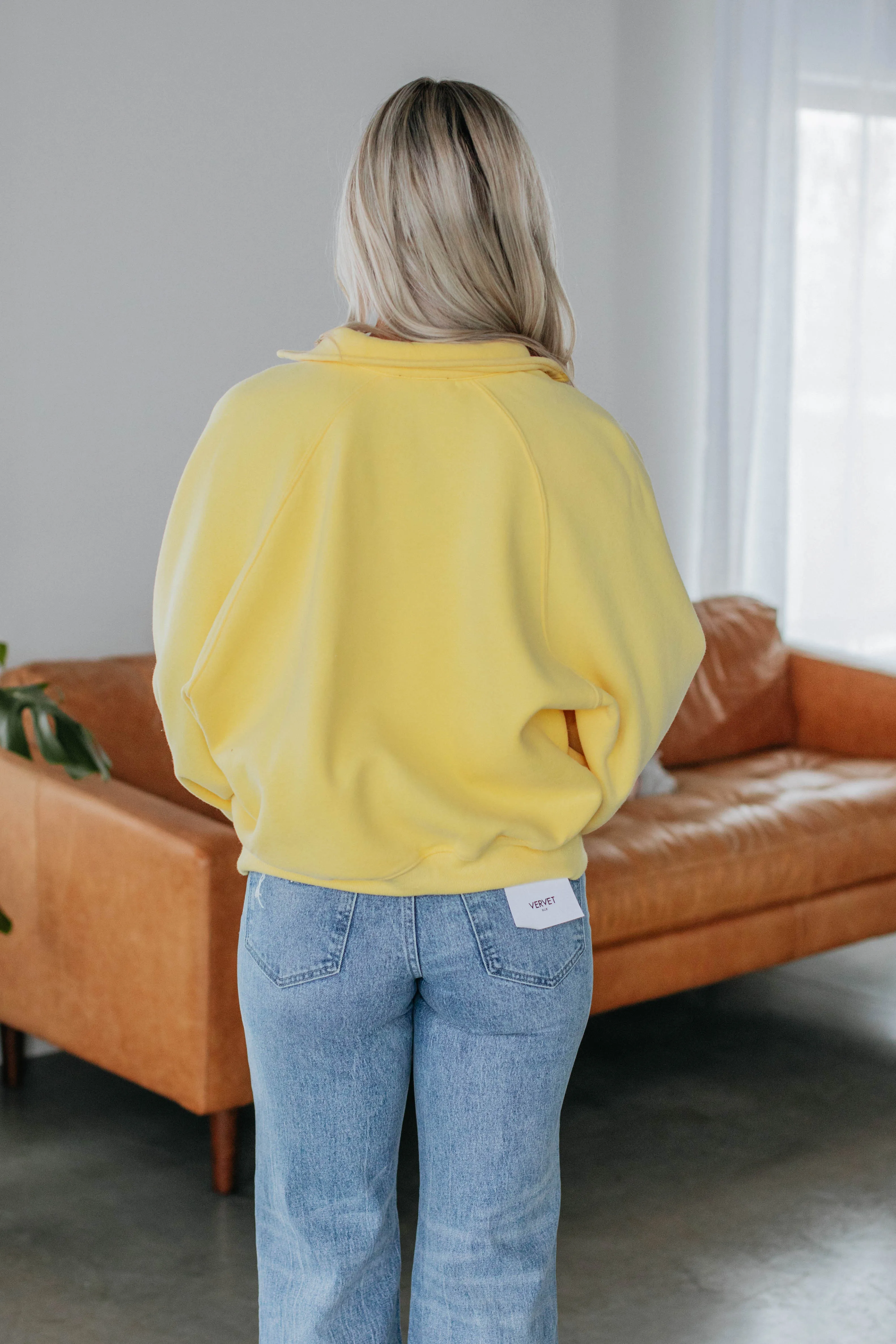 Tulley Pullover - Lemon sold by Wild Oak Boutique product image thumbnail 4