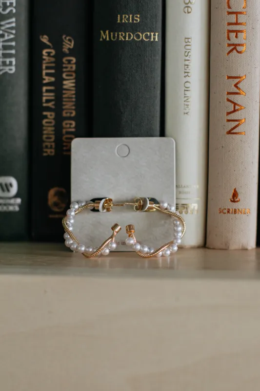 Halina Hoop Earrings sold by Wild Oak Boutique