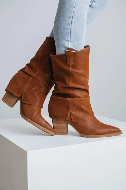 Honky Tonk Boots - Cognac sold by Wild Oak Boutique