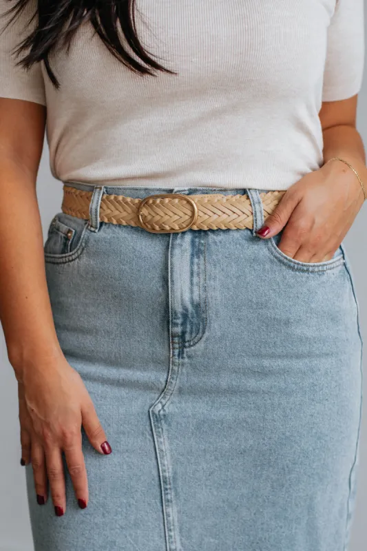Nellie Belt - Khaki sold by Wild Oak Boutique
