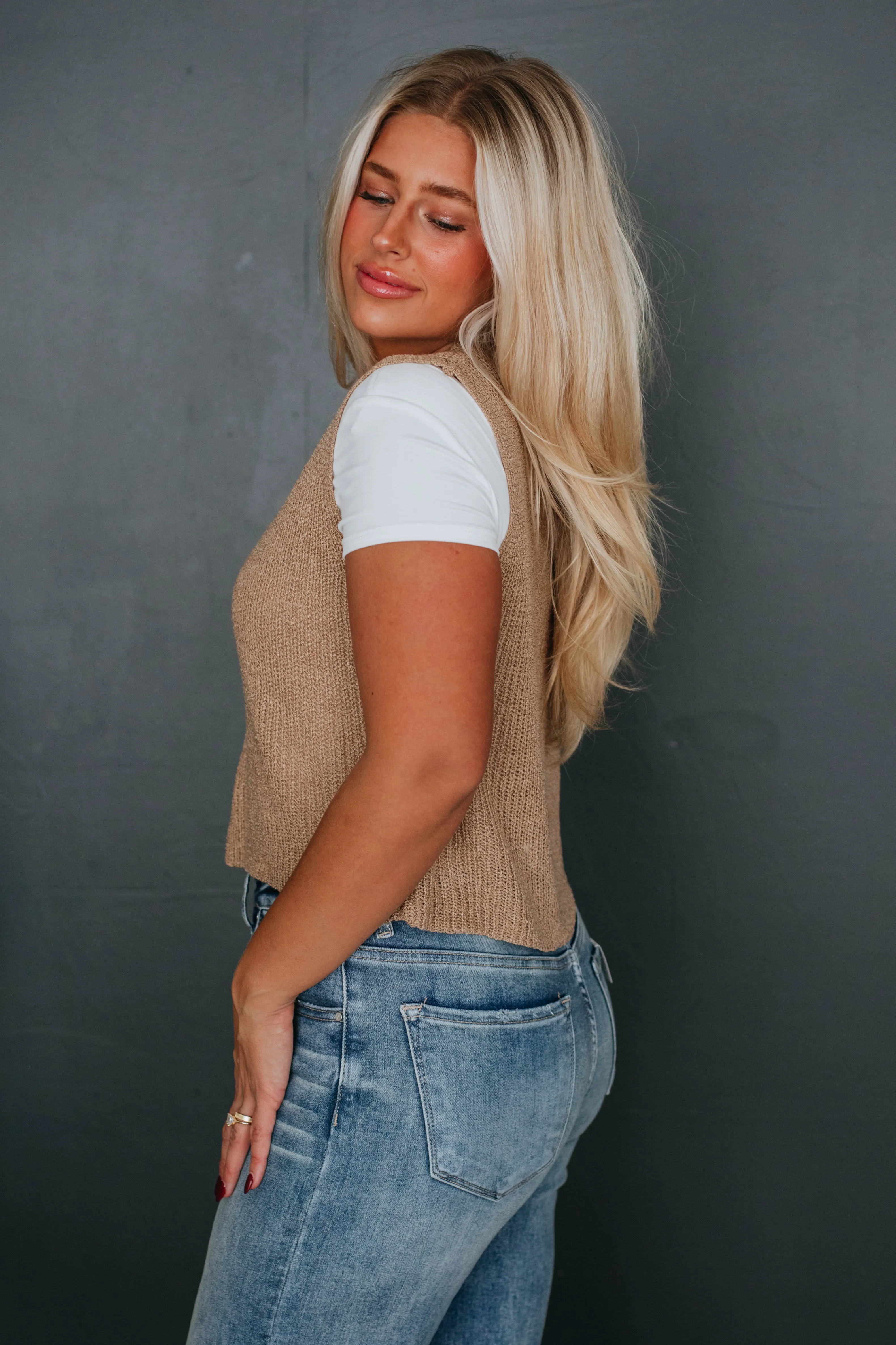 Lexley Sweater Vest sold by Wild Oak Boutique product image thumbnail 2