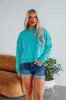 Embrie Sweater - Turquoise sold by Wild Oak Boutique