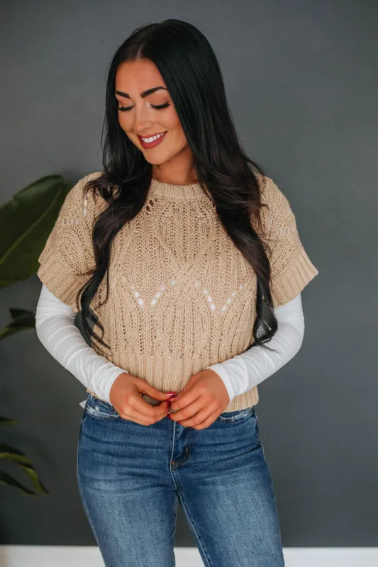 Sabine Crochet Top sold by Wild Oak Boutique