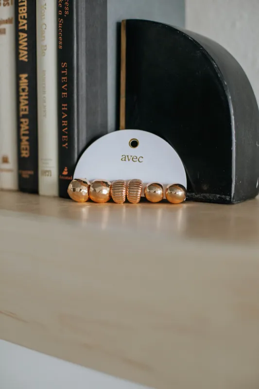 Night Life Earring Set - Gold sold by Wild Oak Boutique