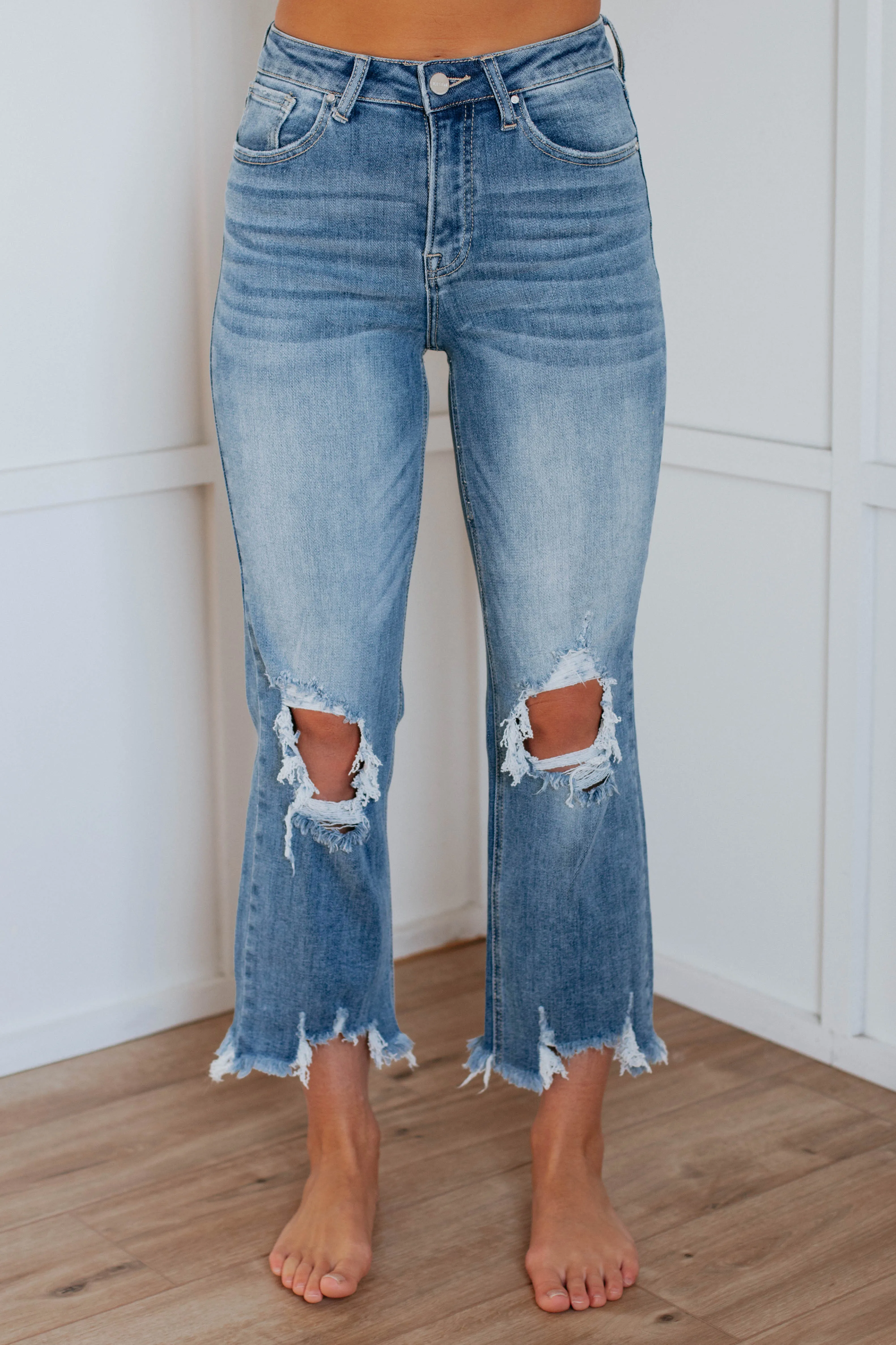 Rudy Risen Jeans - Medium Wash sold by Wild Oak Boutique product image thumbnail 3