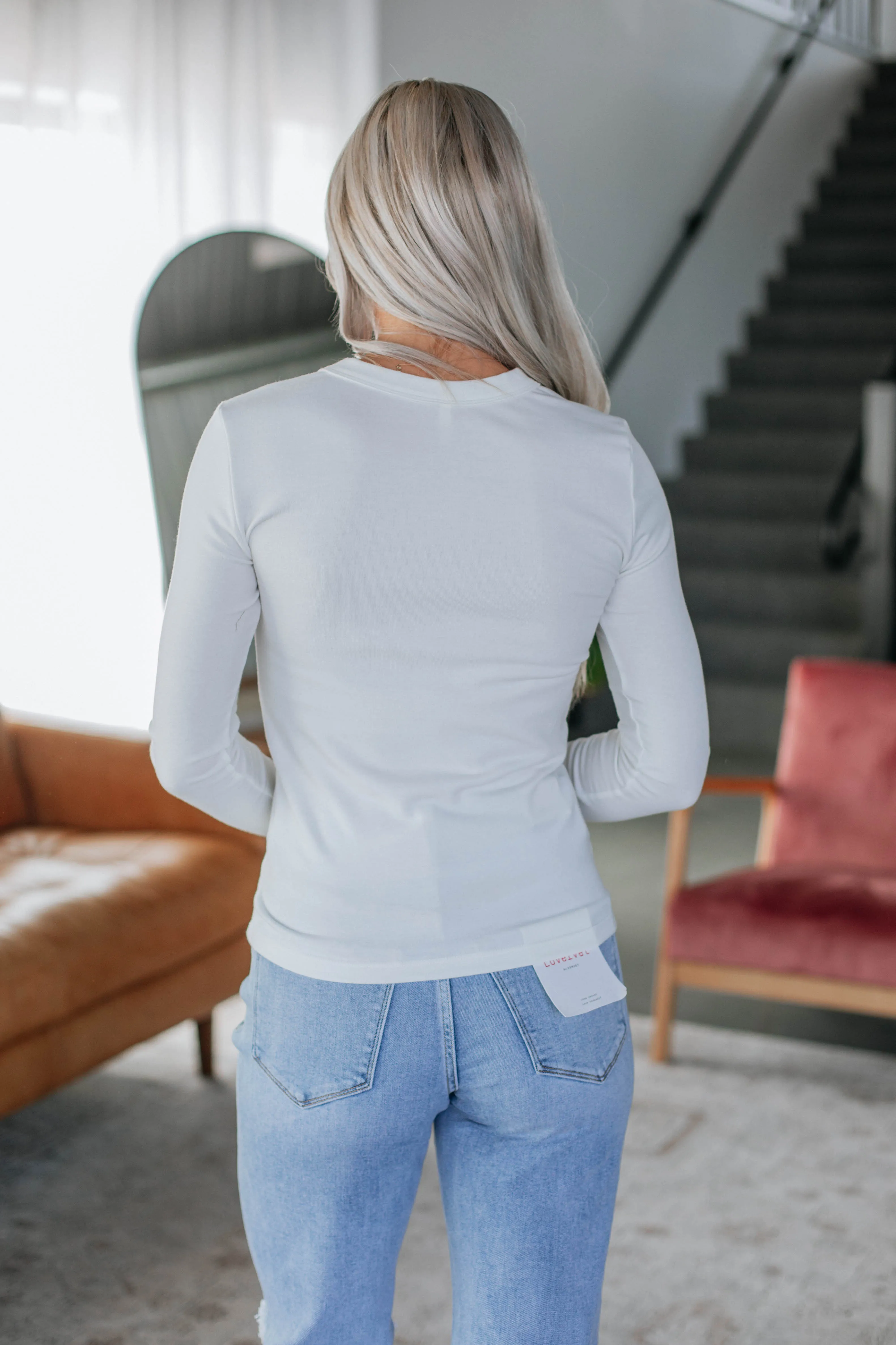 Penny Long Sleeve Top - Ivory sold by Wild Oak Boutique product image thumbnail 5