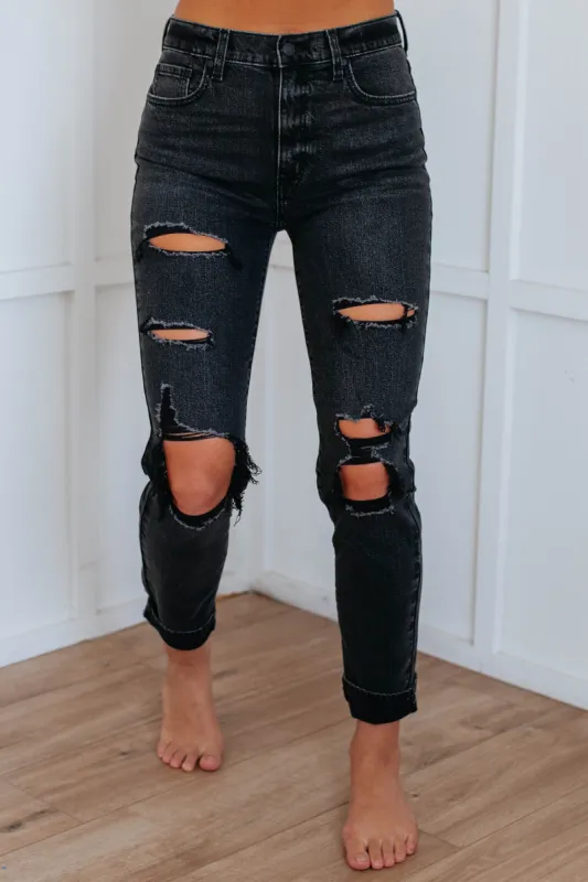Tobi Eunina Jeans - Vintage Black sold by Wild Oak Boutique