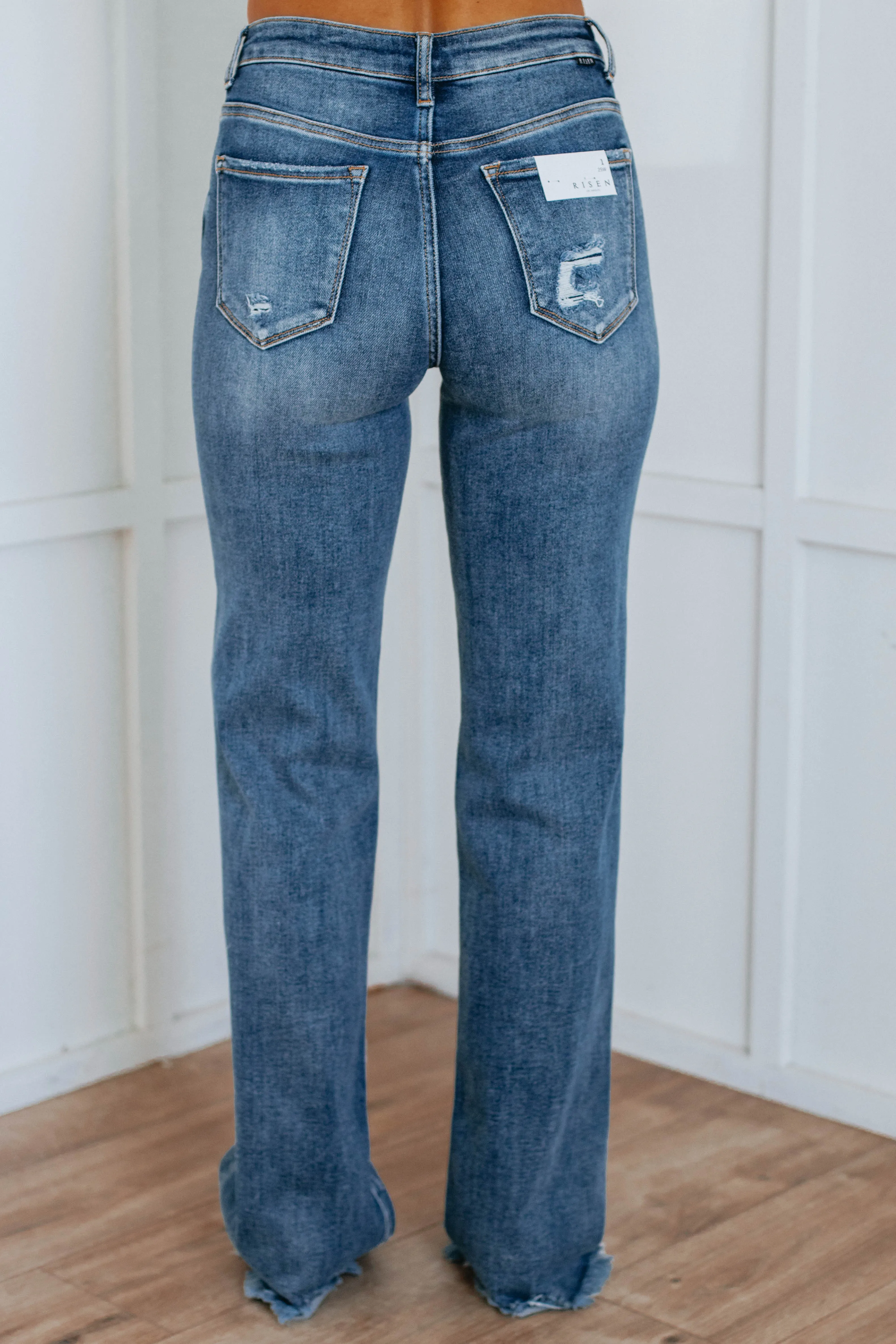 Aemi Risen Jeans - Medium Wash sold by Wild Oak Boutique product image thumbnail 4