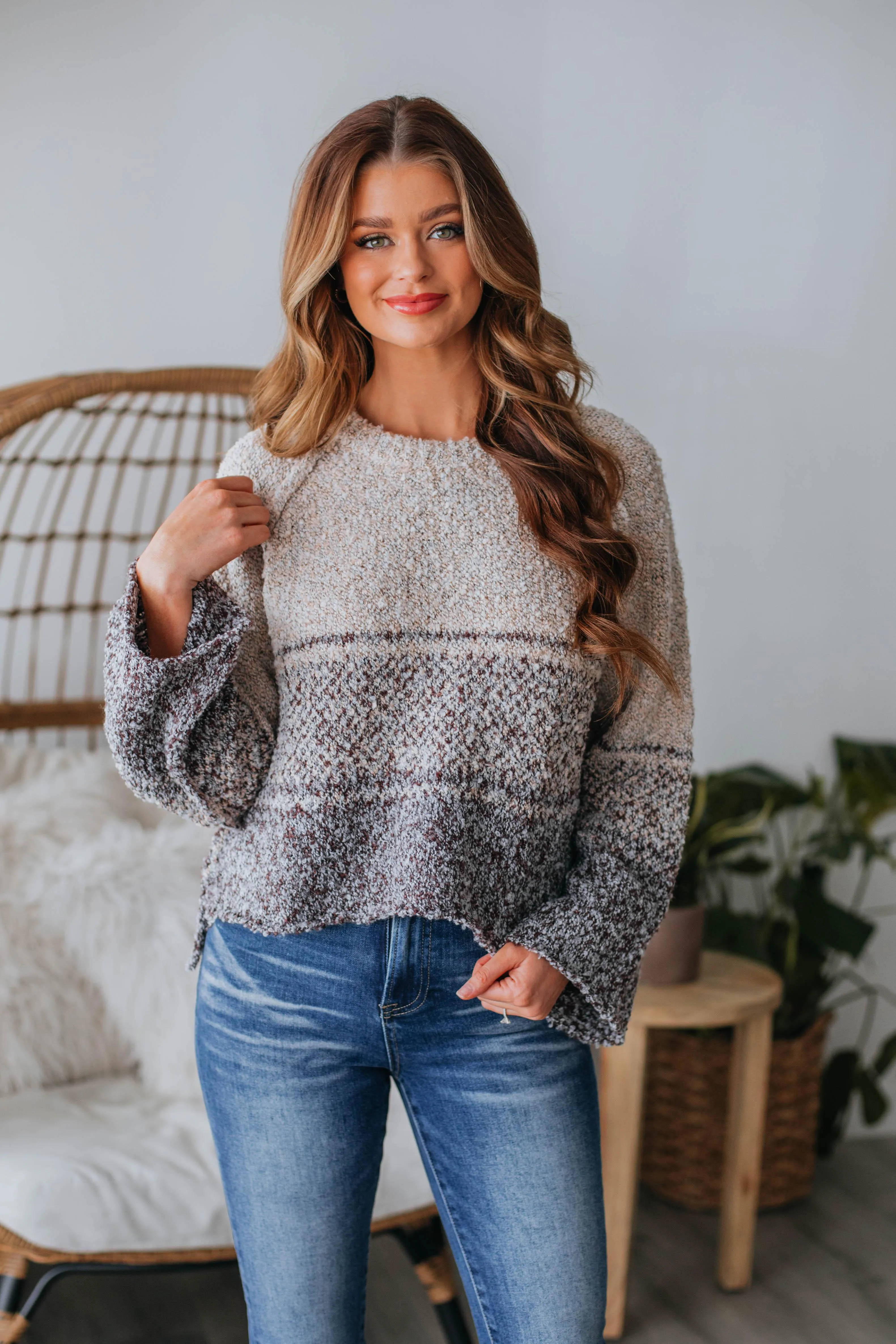 Jovie Sweater - Oat Mix sold by Wild Oak Boutique product image thumbnail 3