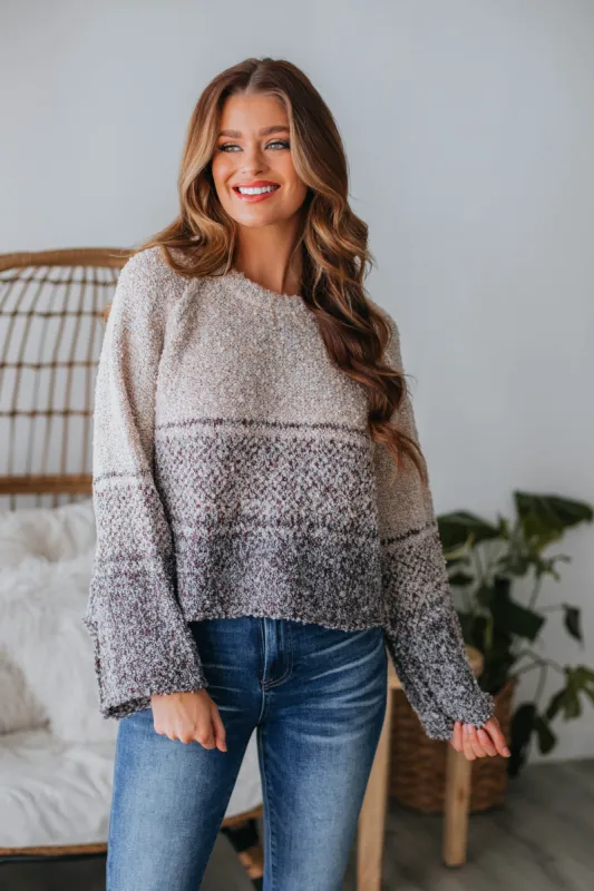 Jovie Sweater - Oat Mix made by Wild Oak Boutique