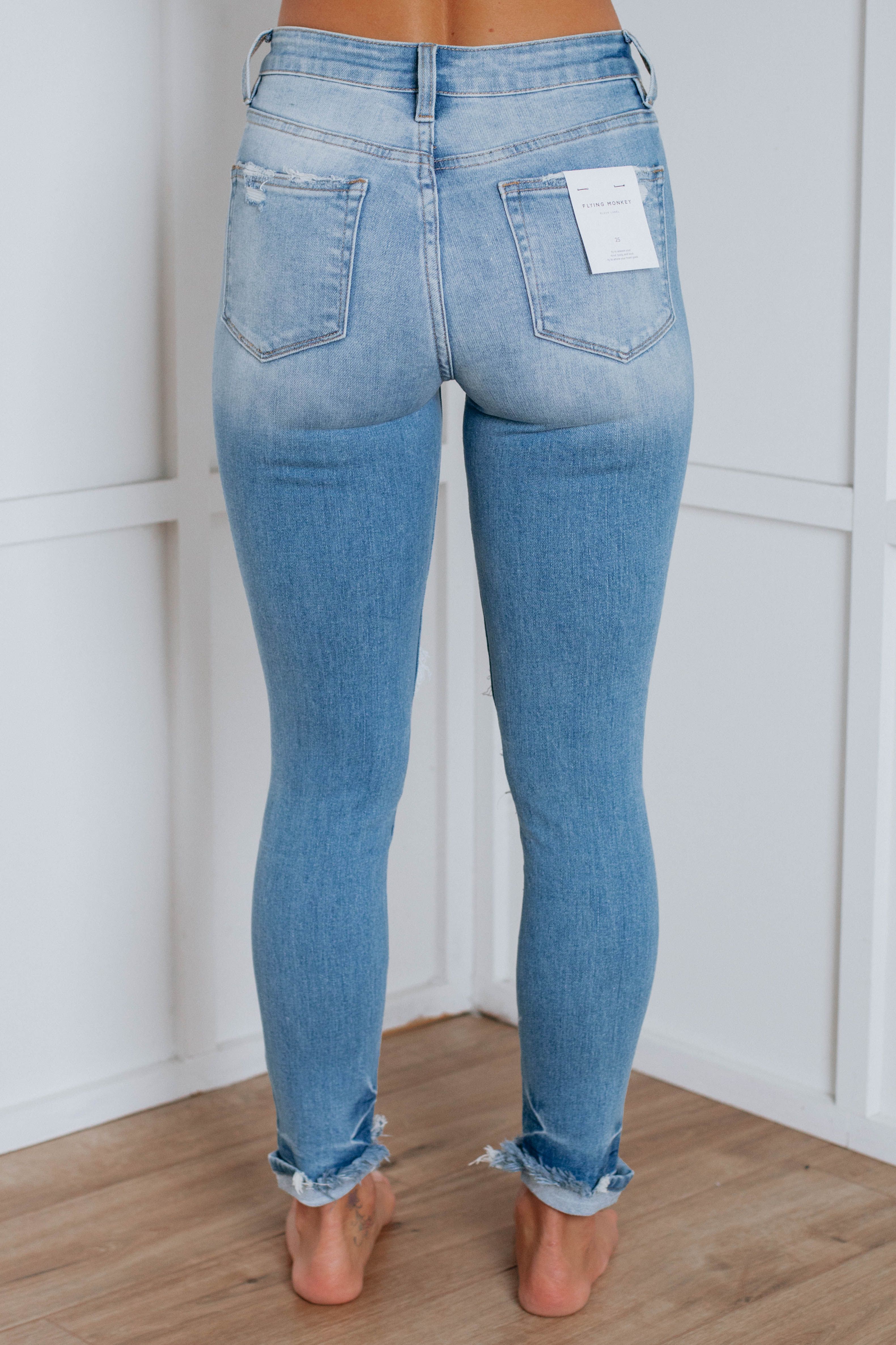 Kenley Flying Monkey Jeans sold by Wild Oak Boutique product image thumbnail 5
