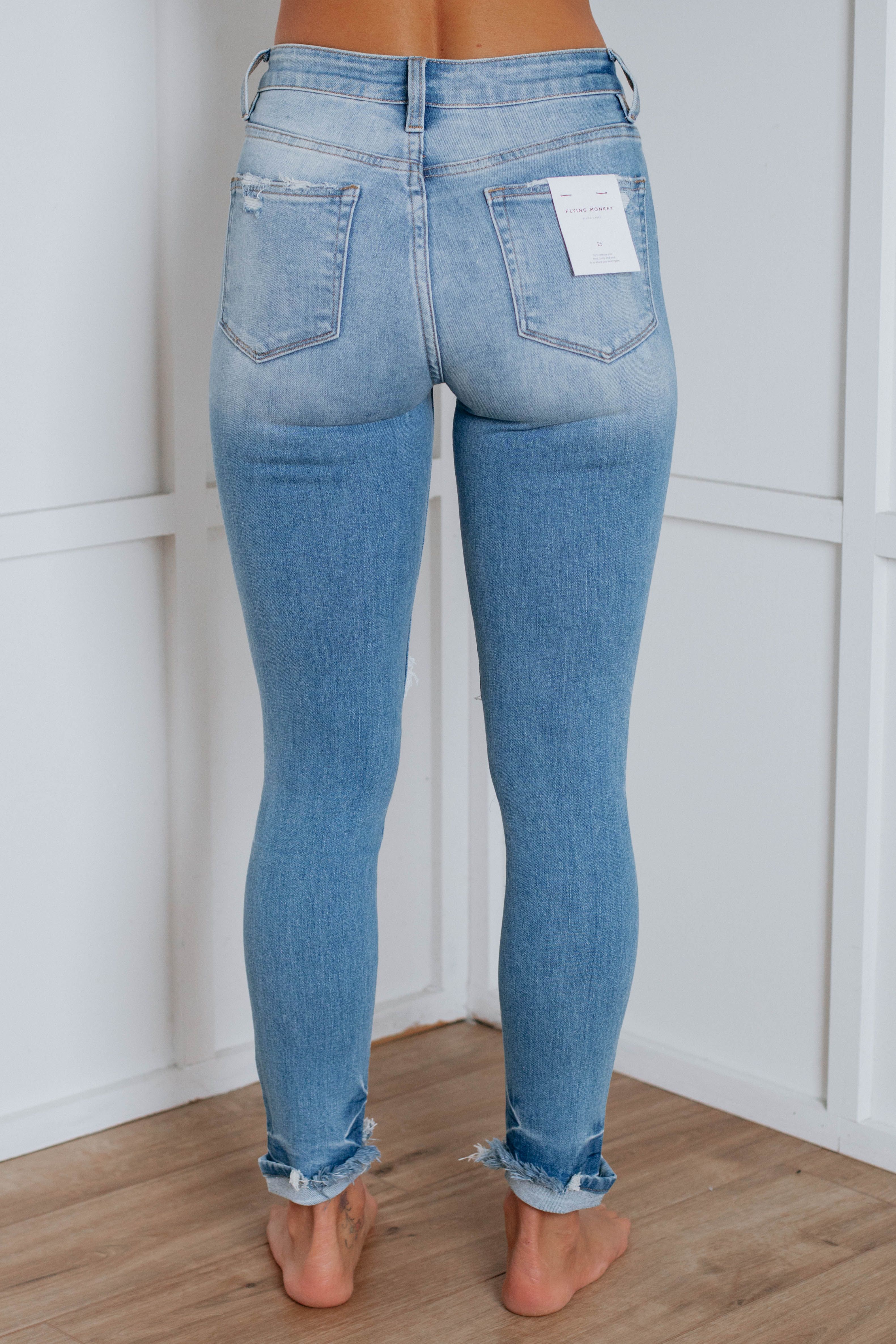 Kenley Flying Monkey Jeans sold by Wild Oak Boutique product image thumbnail 4