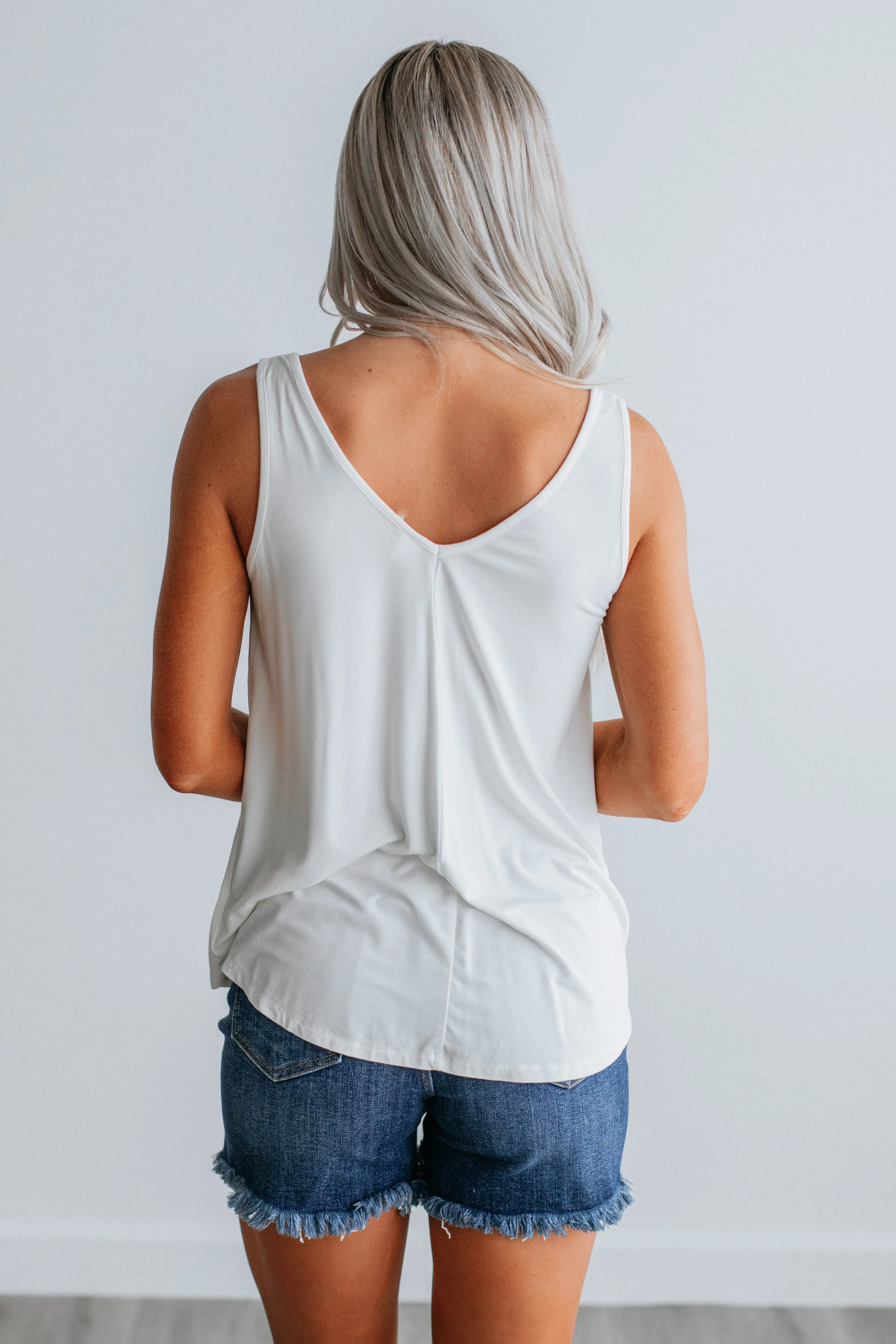 Linley Basic Tank - Ivory sold by Wild Oak Boutique product image thumbnail 4
