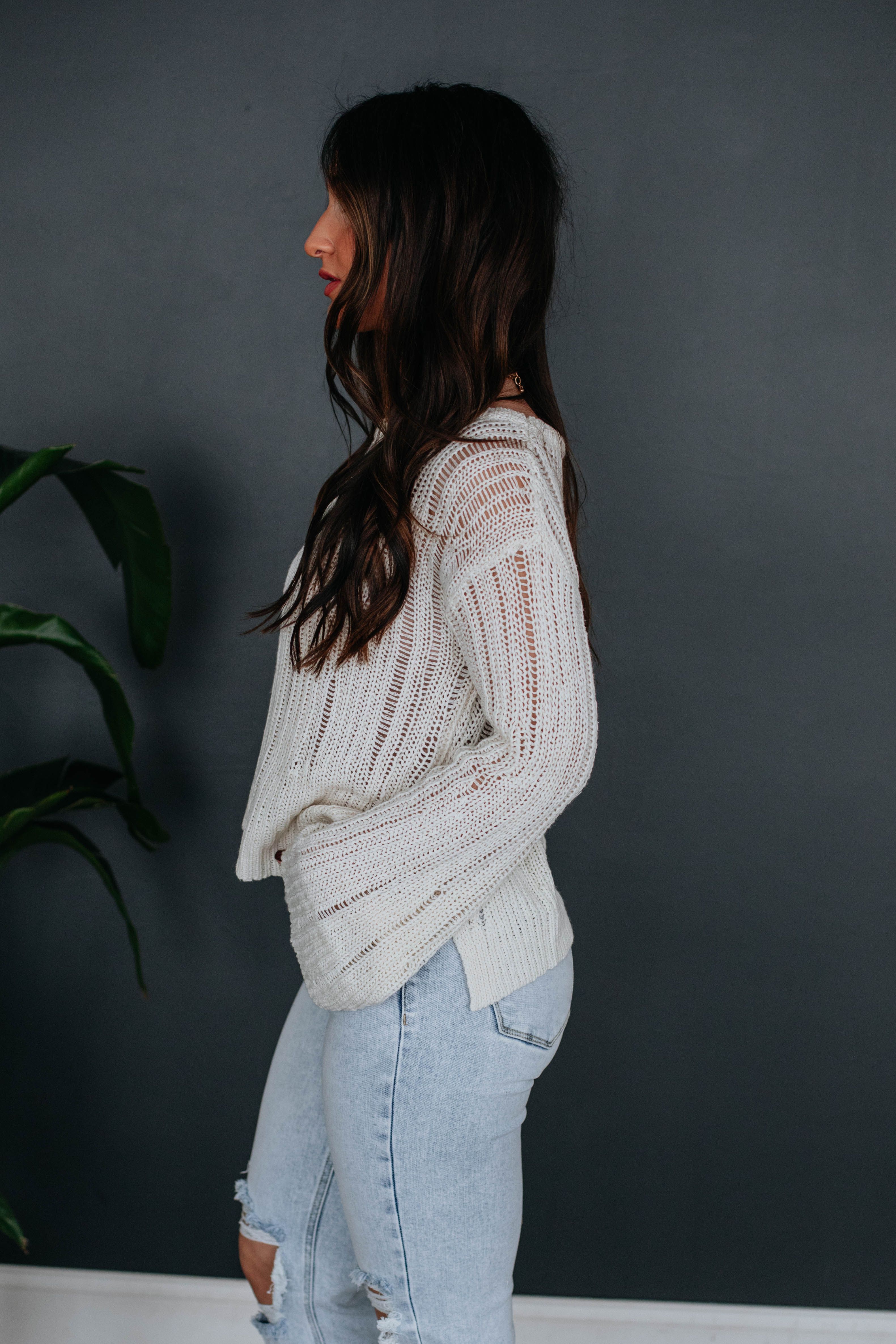 Fauna Distressed Sweater sold by Wild Oak Boutique product image thumbnail 4