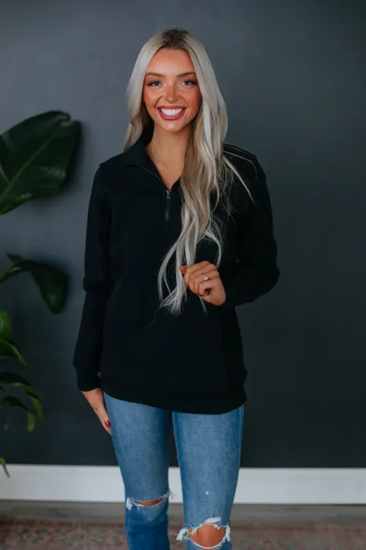 Auralia Pullover - Black sold by Wild Oak Boutique