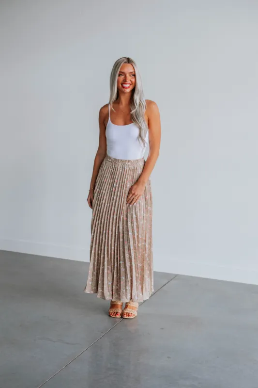Julia Maxi Skirt - Hazelnut sold by Wild Oak Boutique