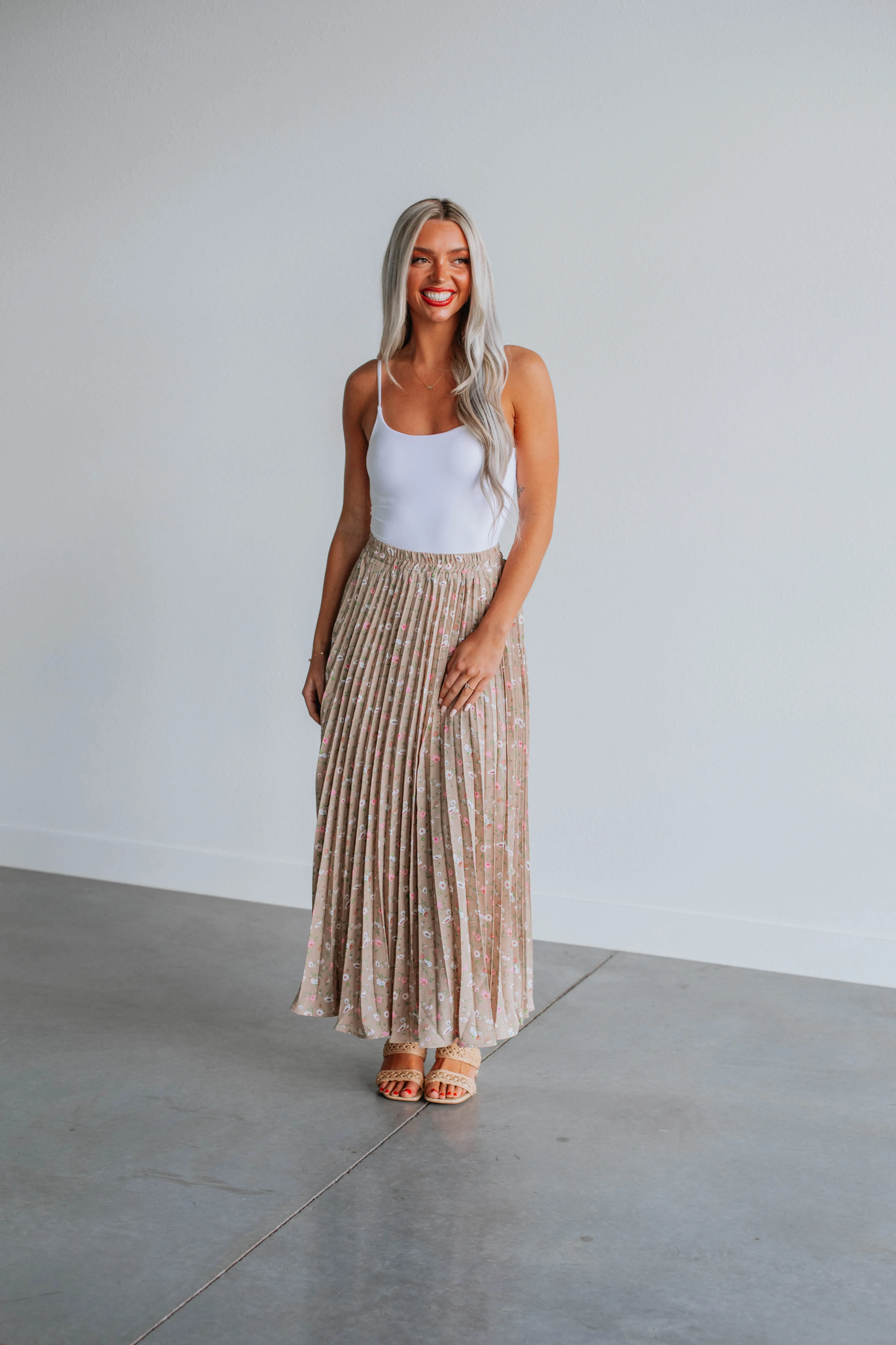 Julia Maxi Skirt - Hazelnut sold by Wild Oak Boutique